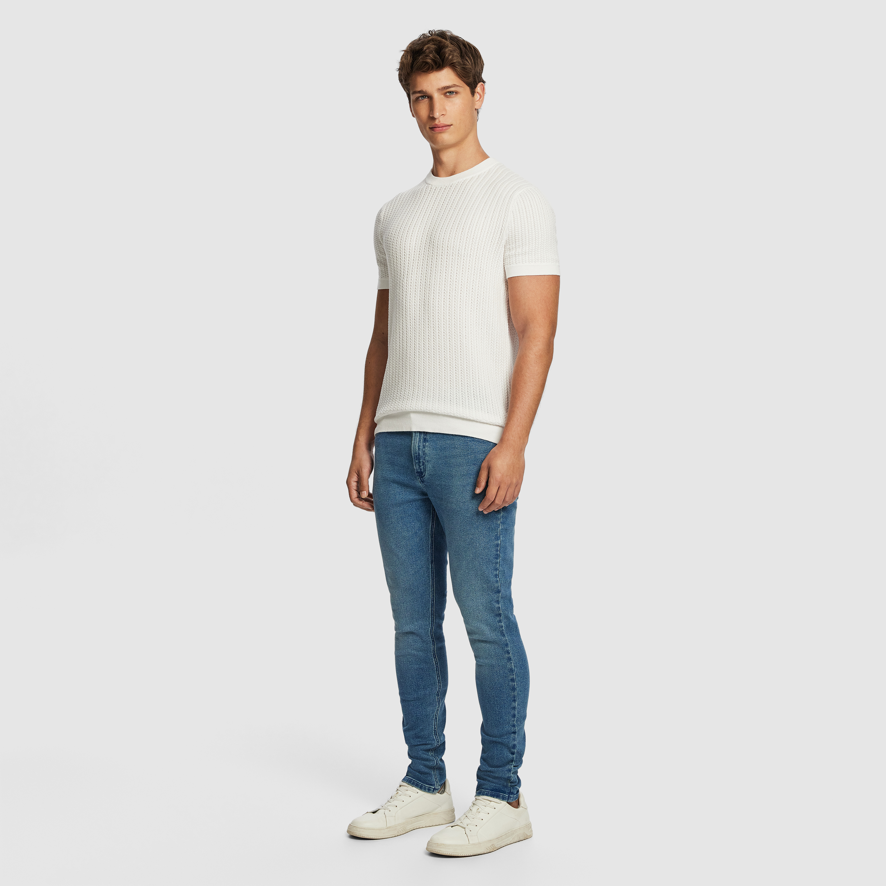 Mid Blue Stevie Skinny Jean
