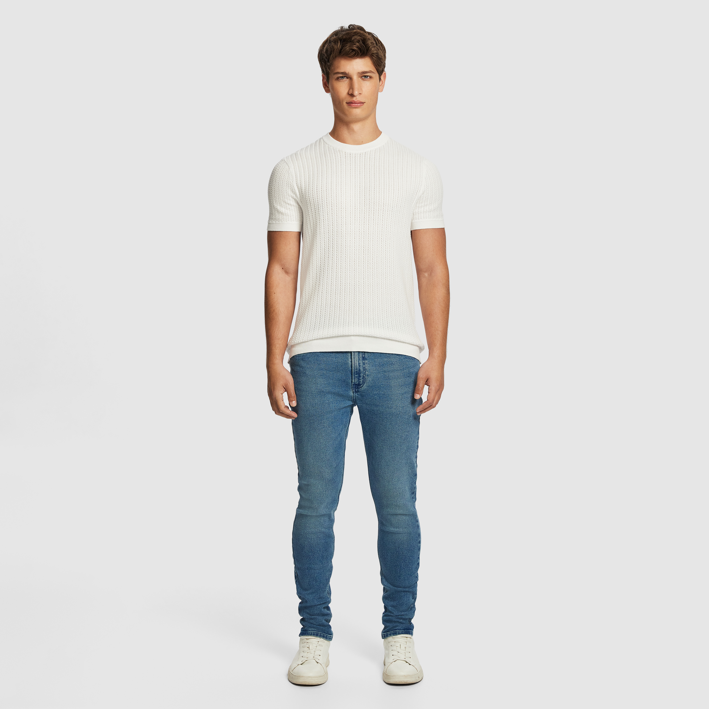 Mid Blue Stevie Skinny Jean