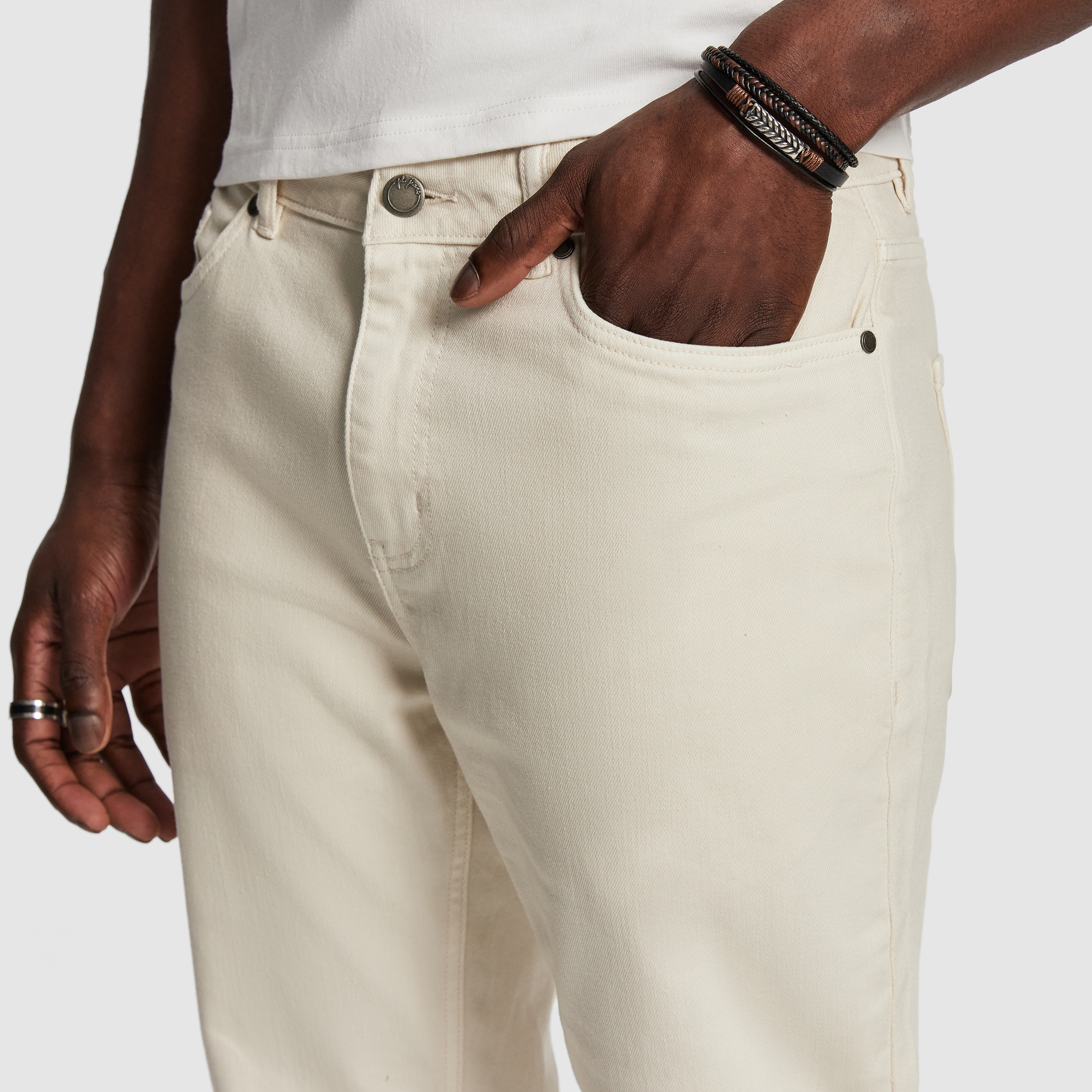 Off White Haylen Straight Jean