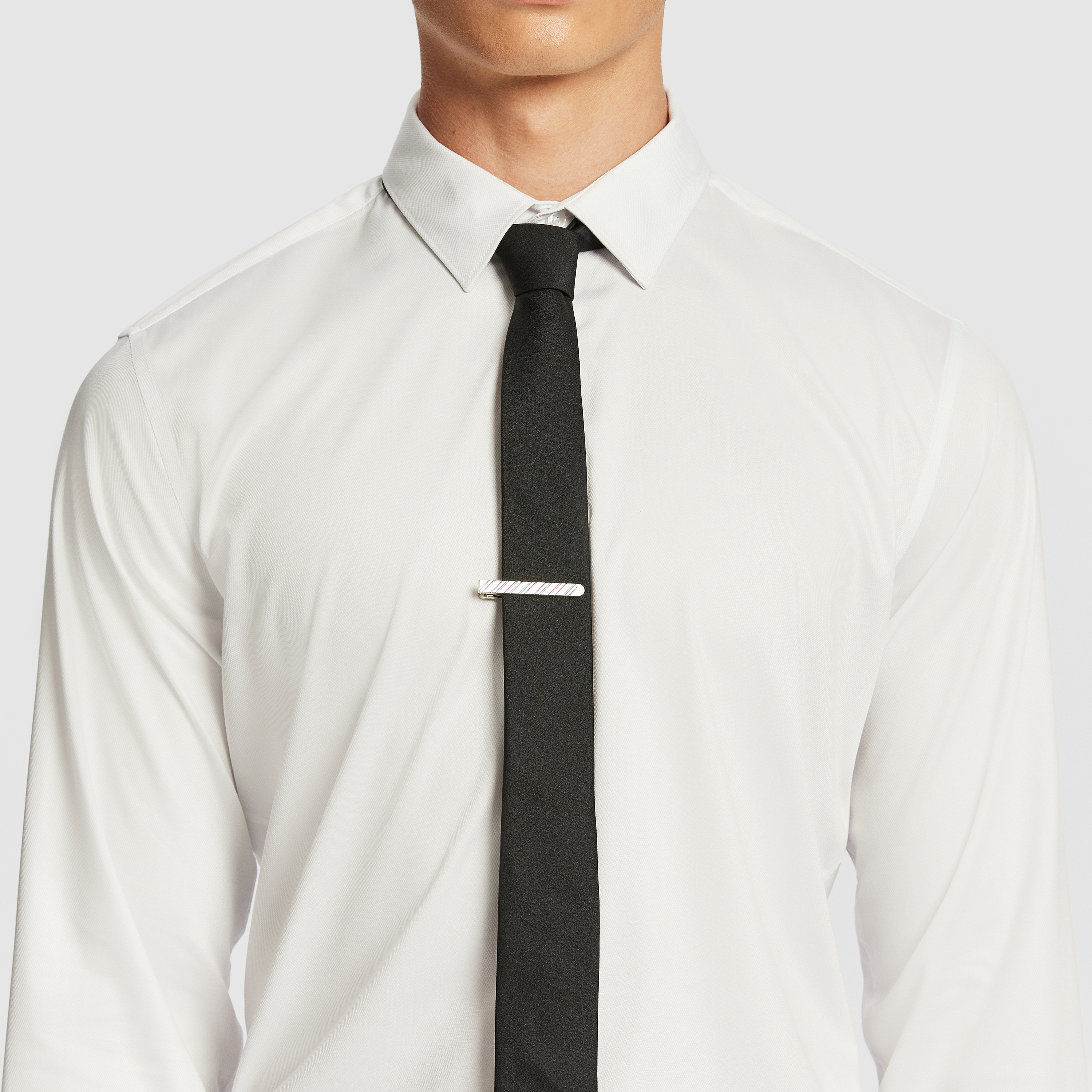 White Frango Bamboo Slim Fit Dress Shirt
