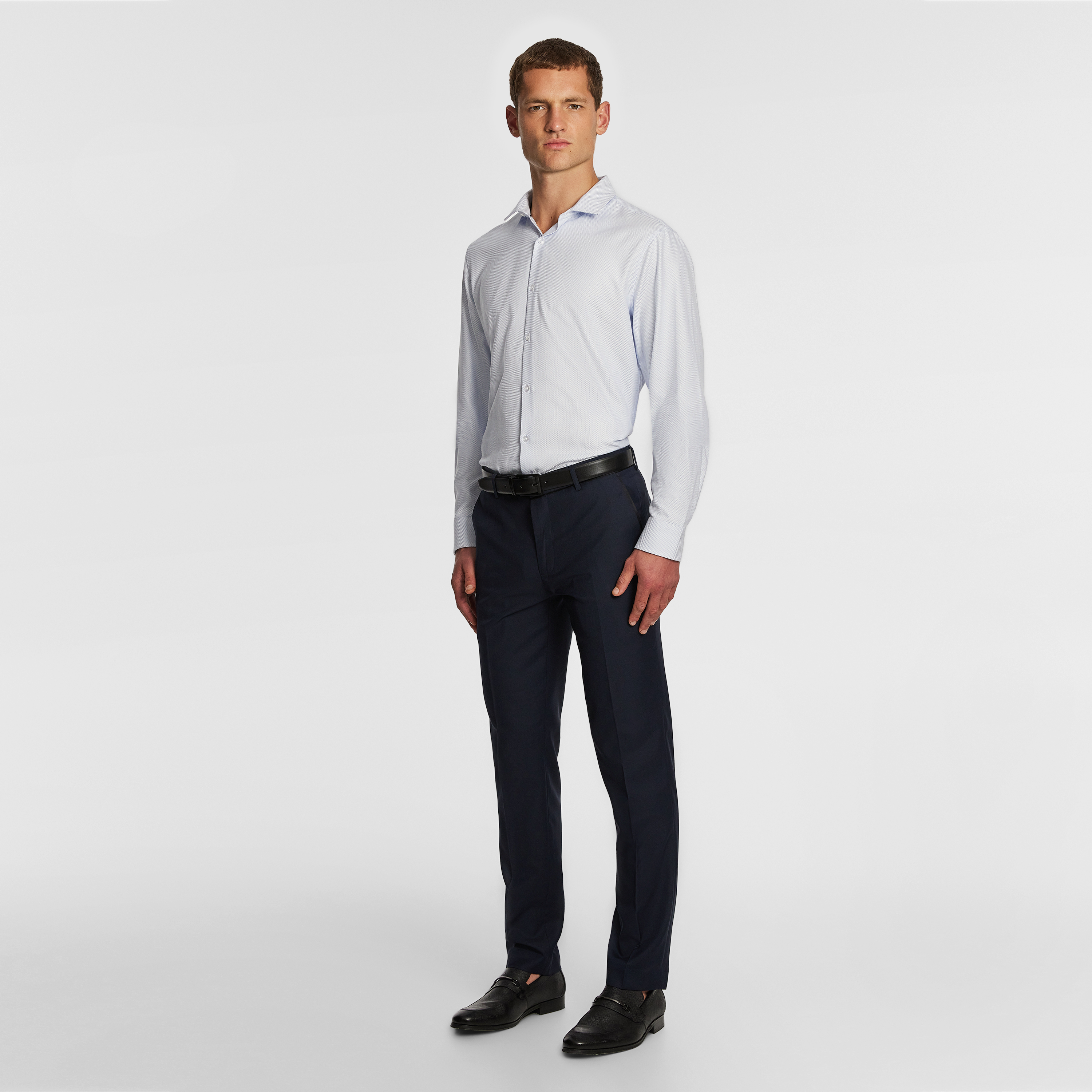 Light Blue Liberty Regular Fit Dress Shirt