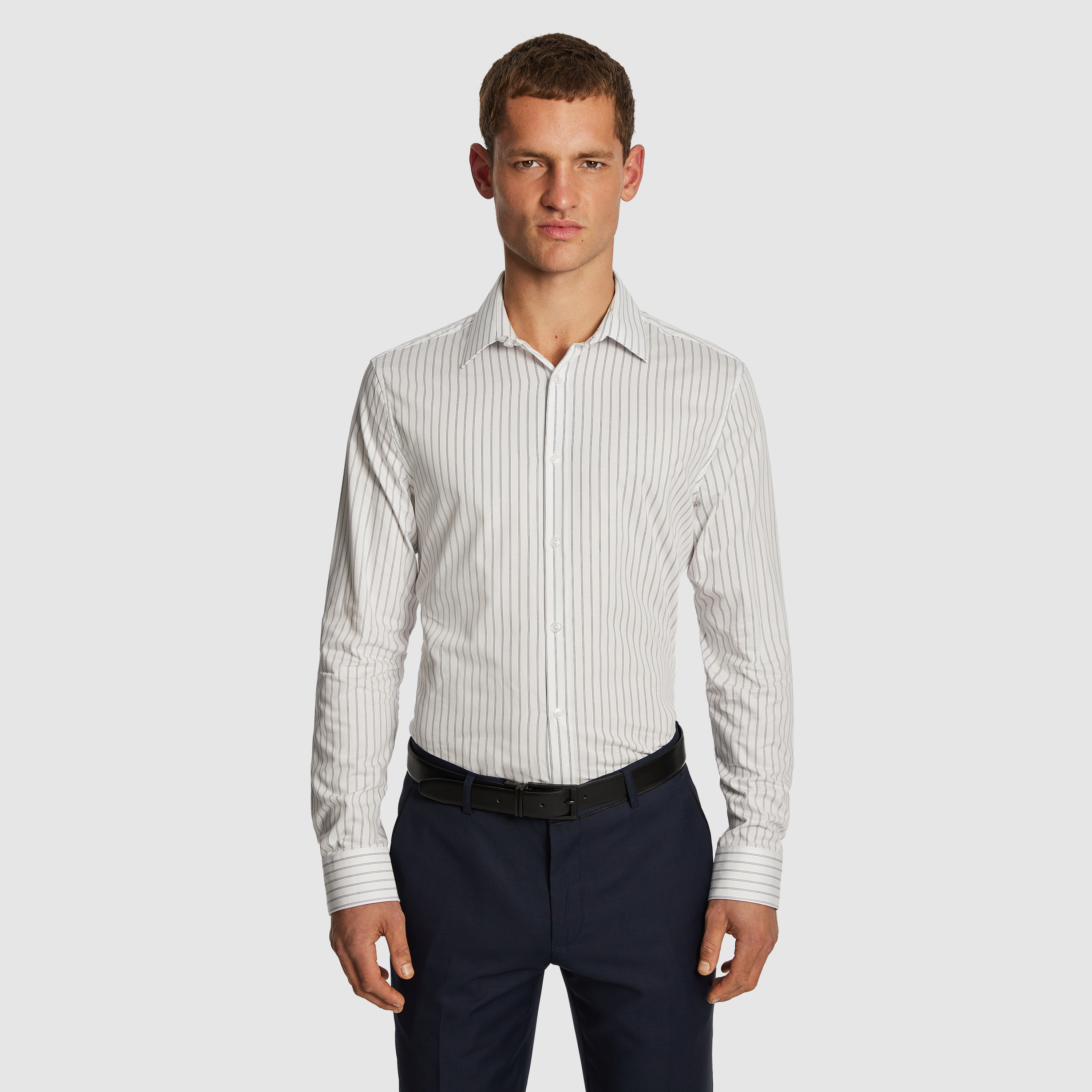 Simon Stripe Slim Dress Shirt