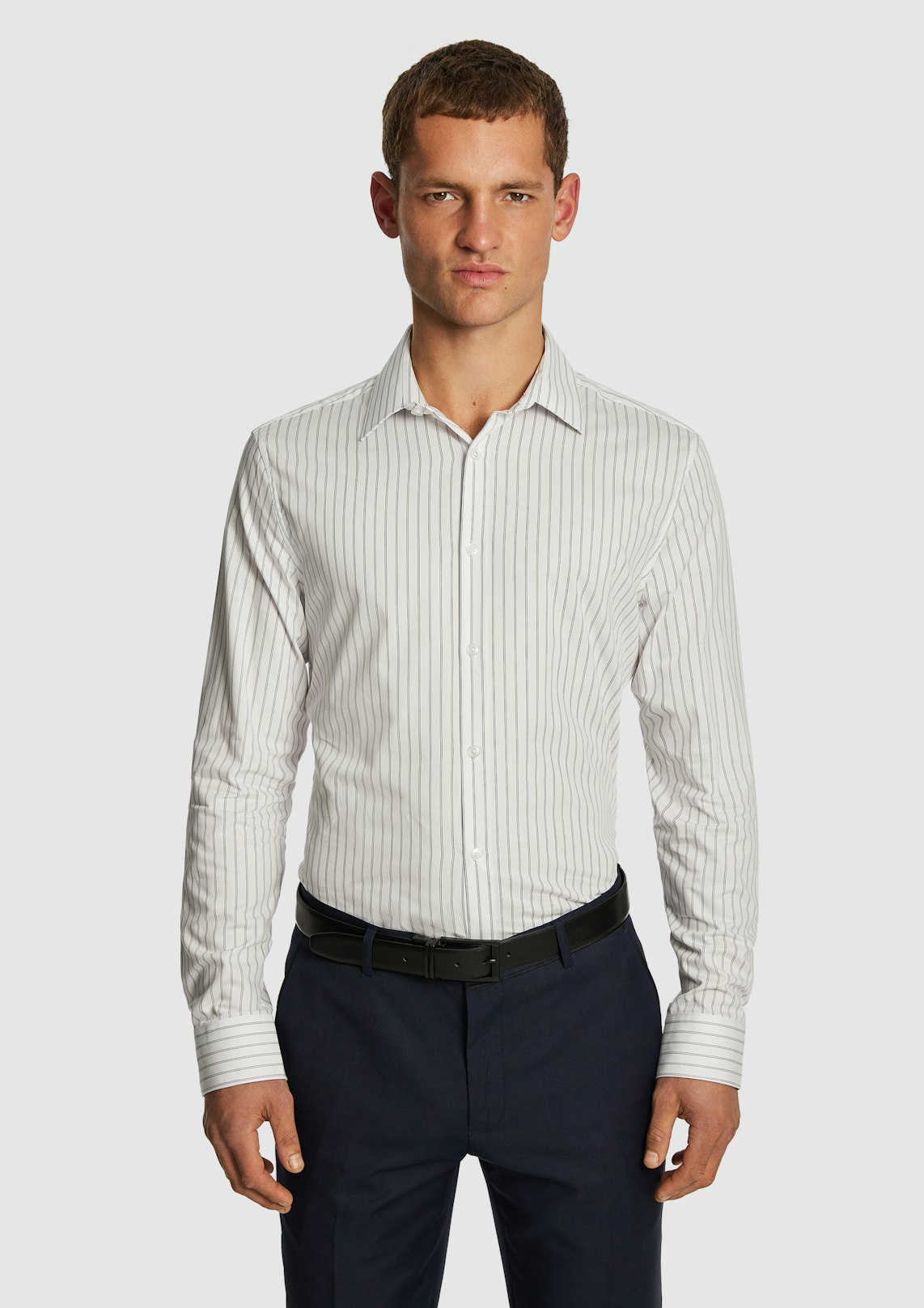 Simon Stripe Slim Dress Shirt
