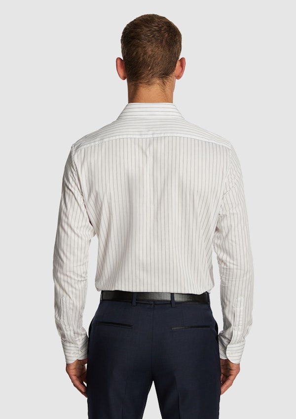 Simon Stripe Slim Dress Shirt