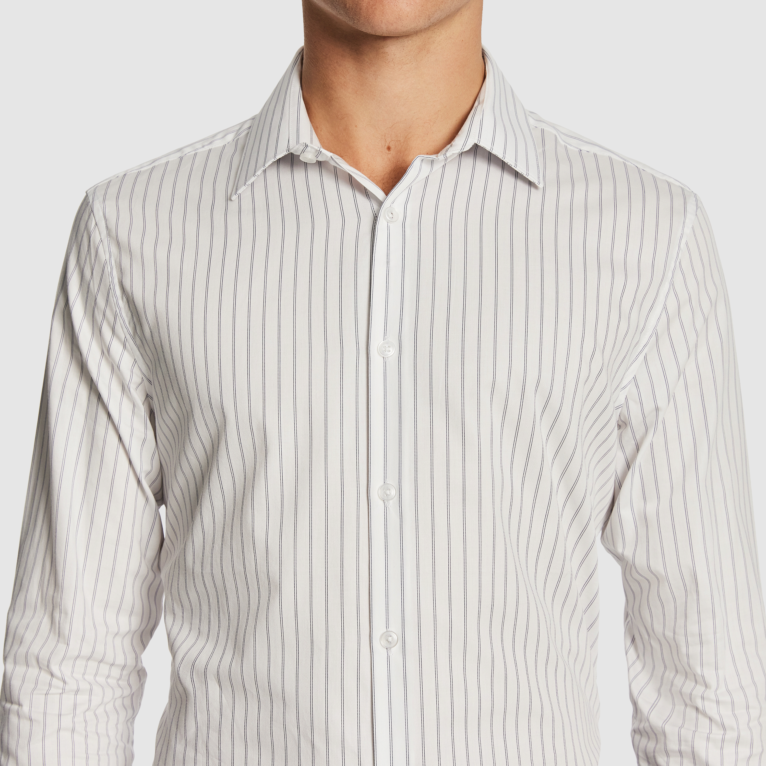 Simon Stripe Slim Dress Shirt