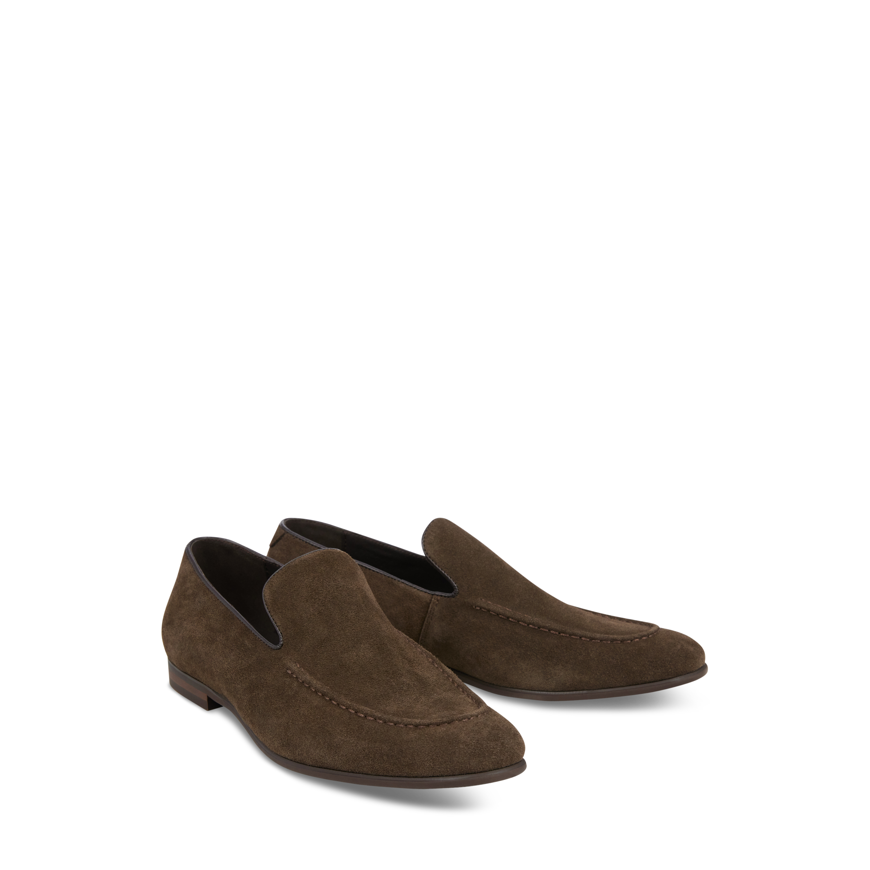 Brown Tristen Suede Loafer