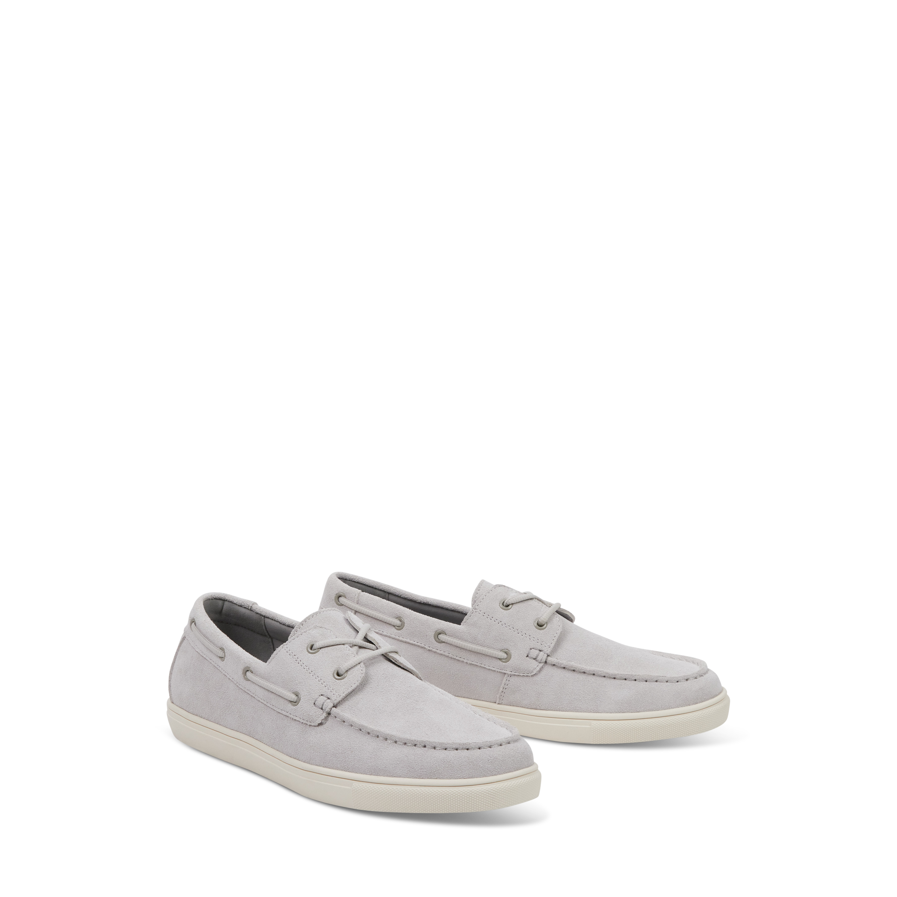 Ice Grey Anchor Boat Shoe