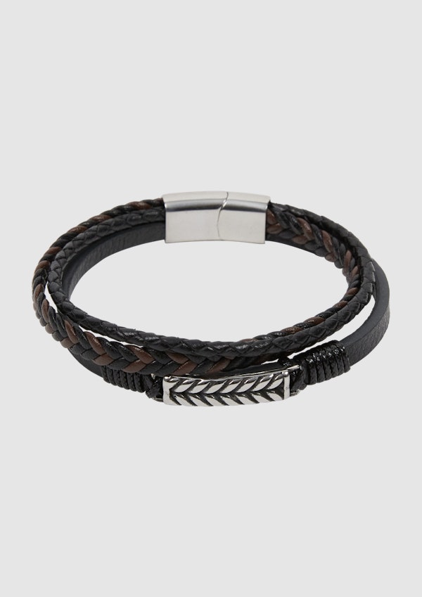 Black Plated 3 Pack Bracelet