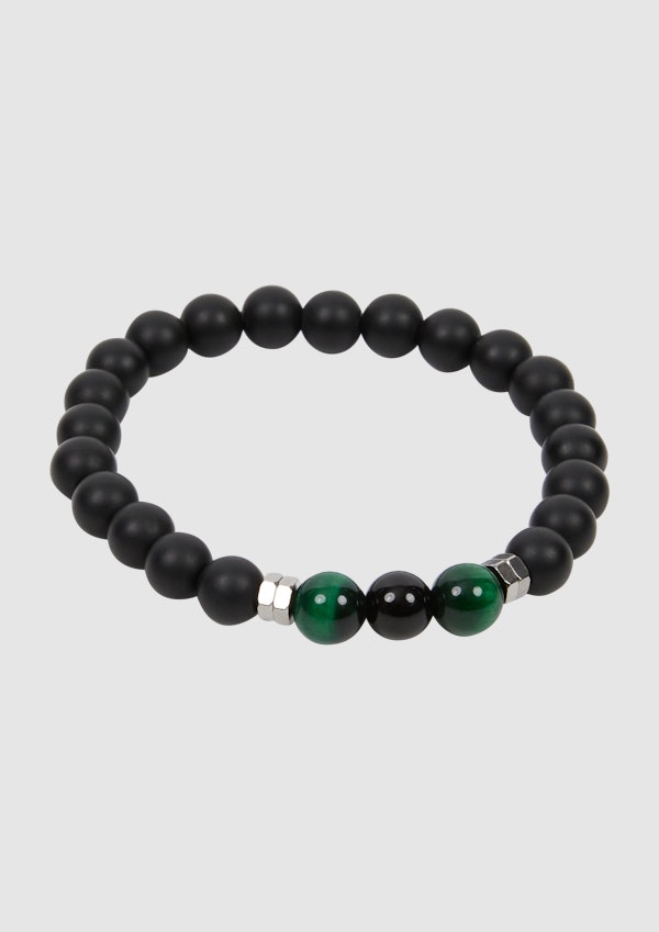 Black Beaded 3 Pack Bracelet