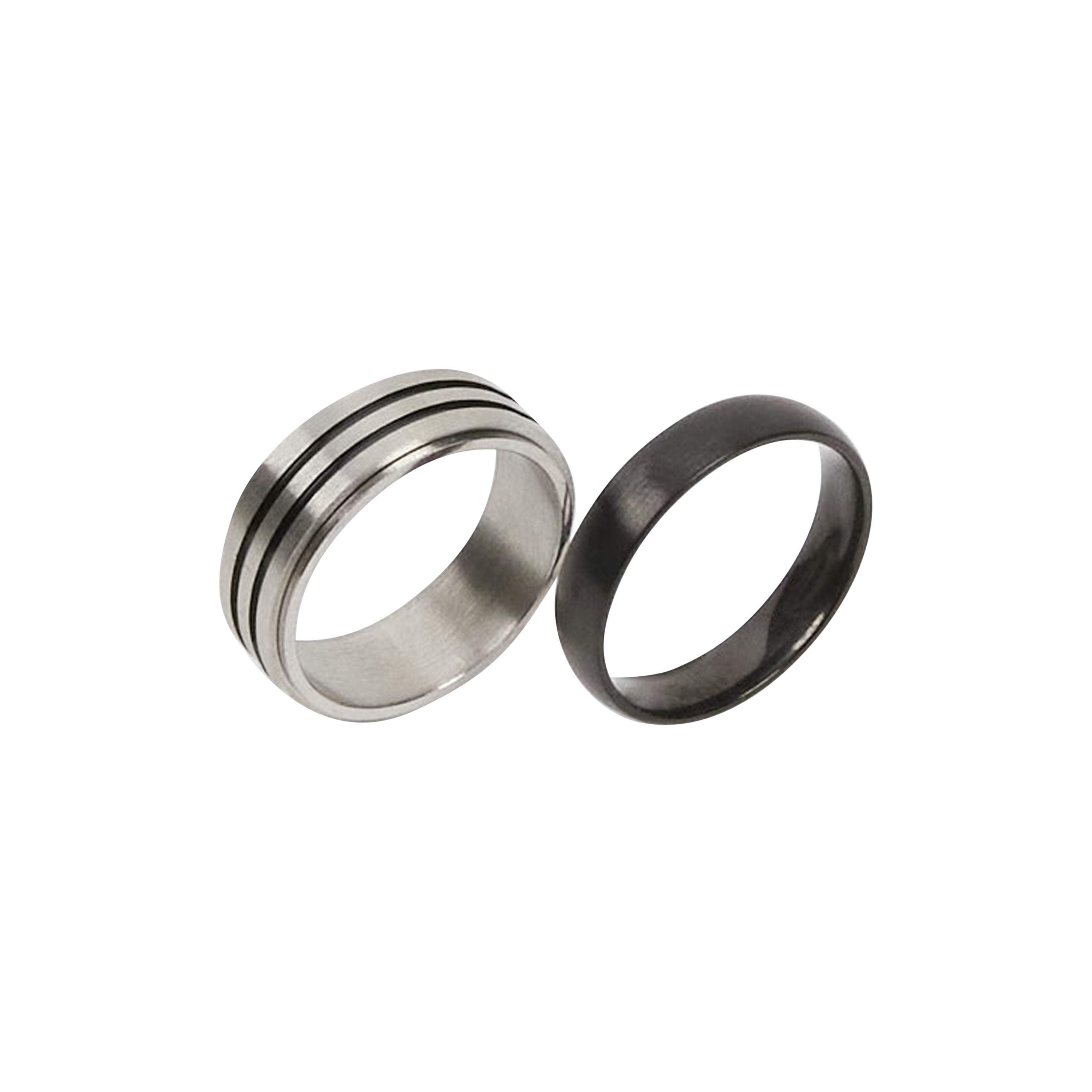 2 Pack Stripe Rings