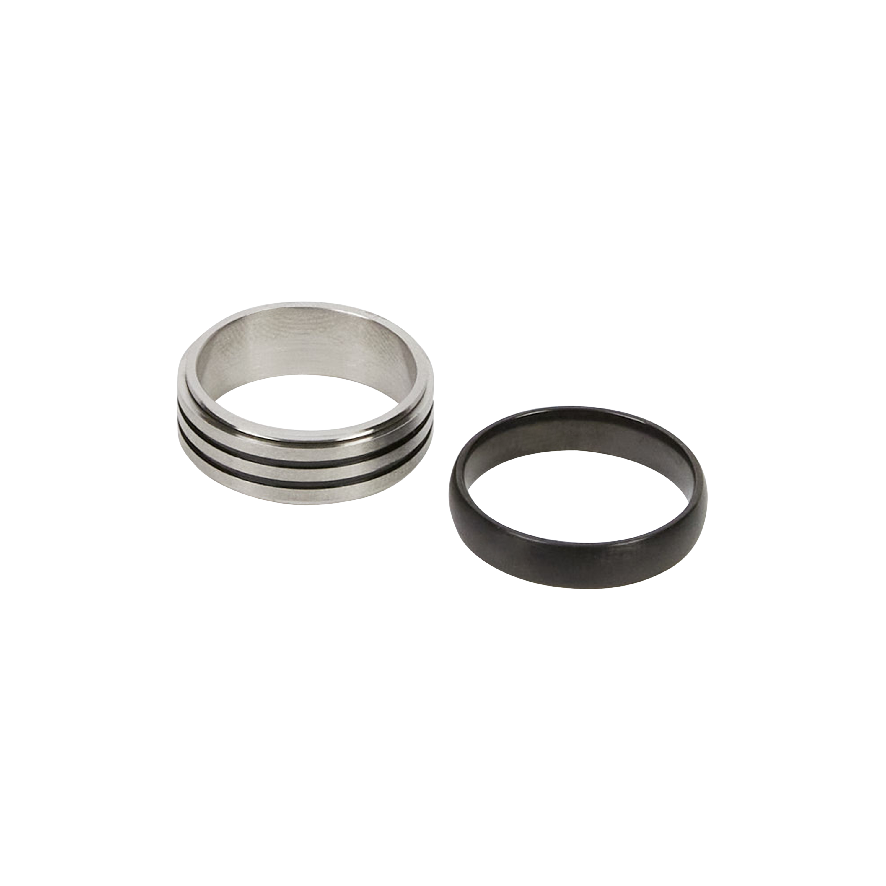 2 Pack Stripe Rings