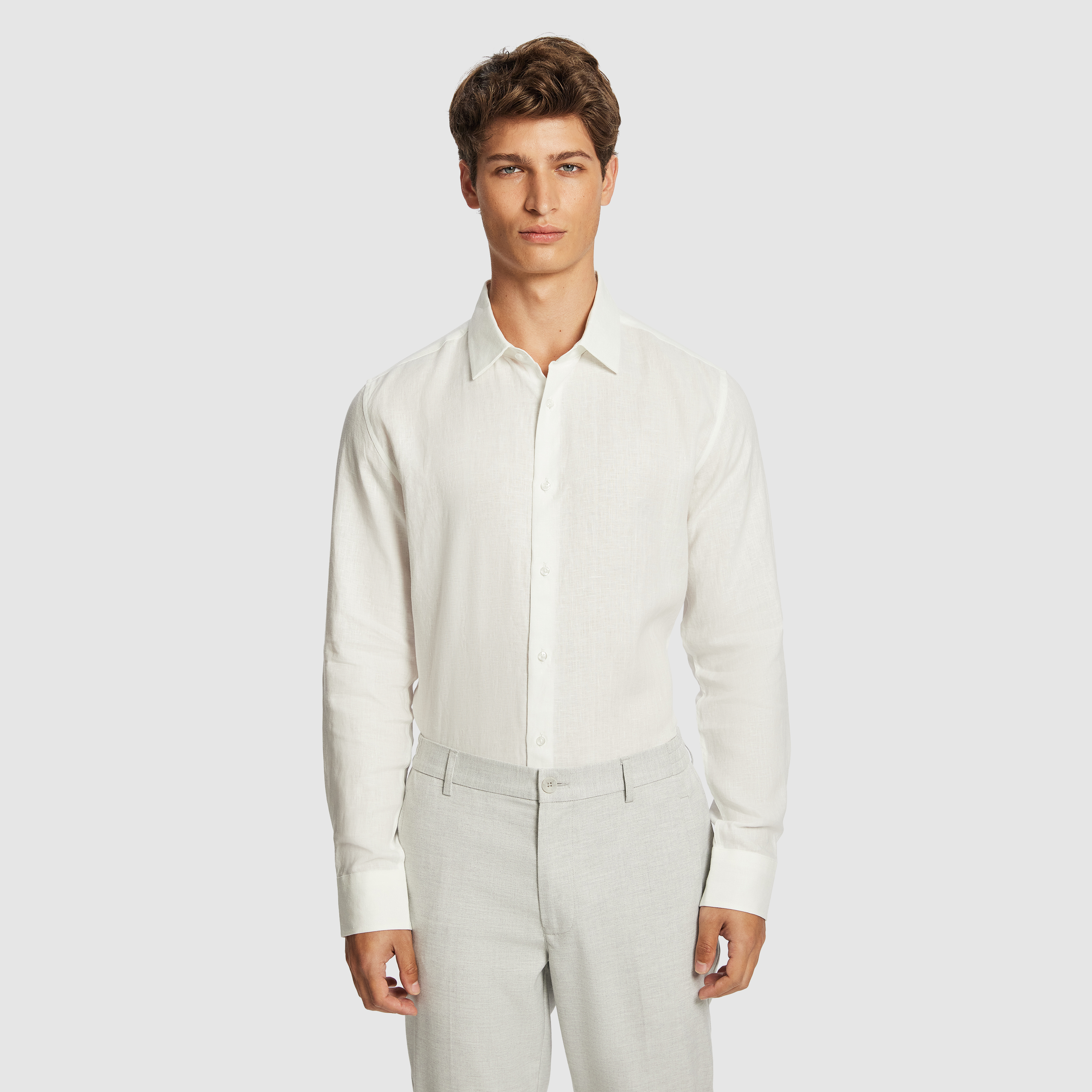 Malta Smart Slim Linen Shirt