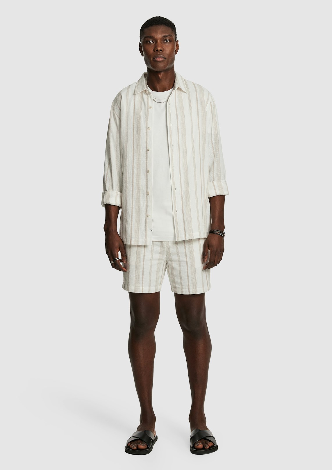 Island Stripe Textured Co-ord Set