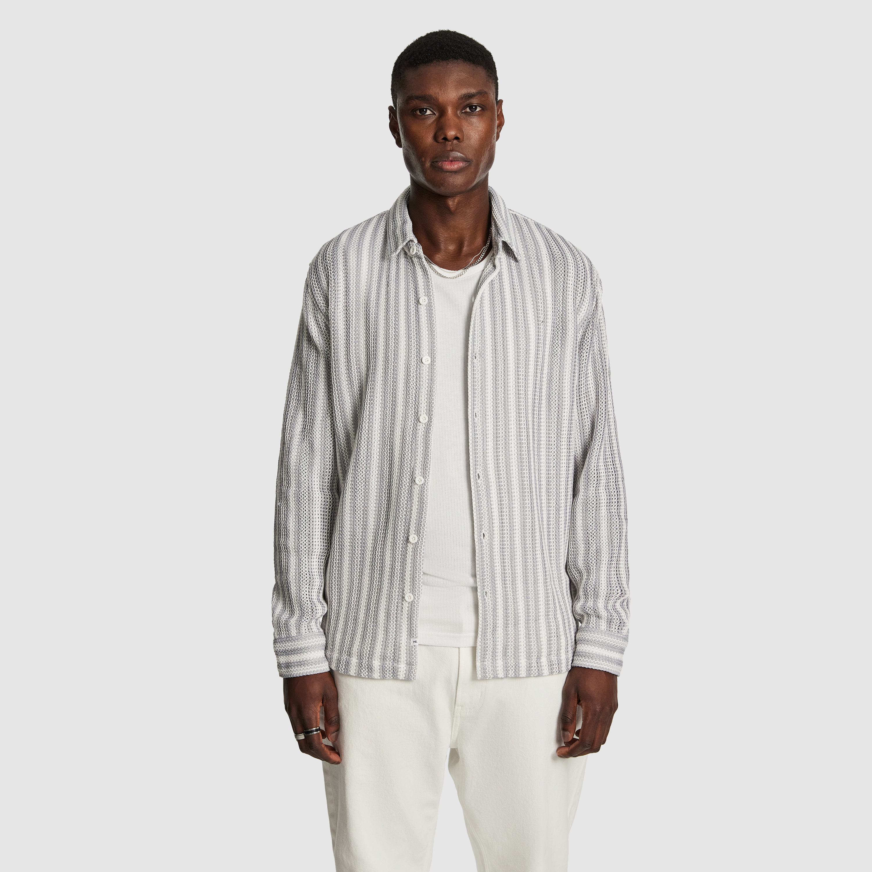 Moloka Stripe Textured Shirt
