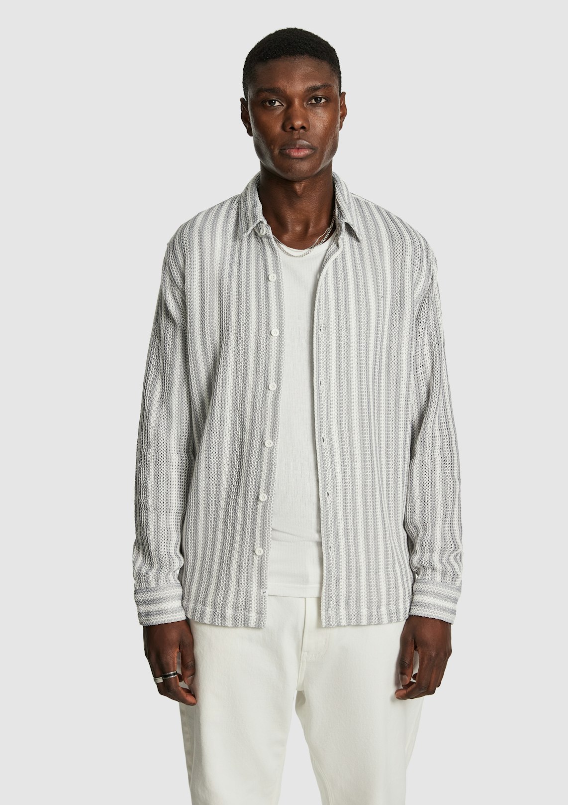 Moloka Stripe Textured Shirt