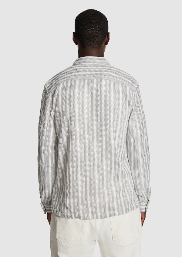 Moloka Stripe Textured Shirt