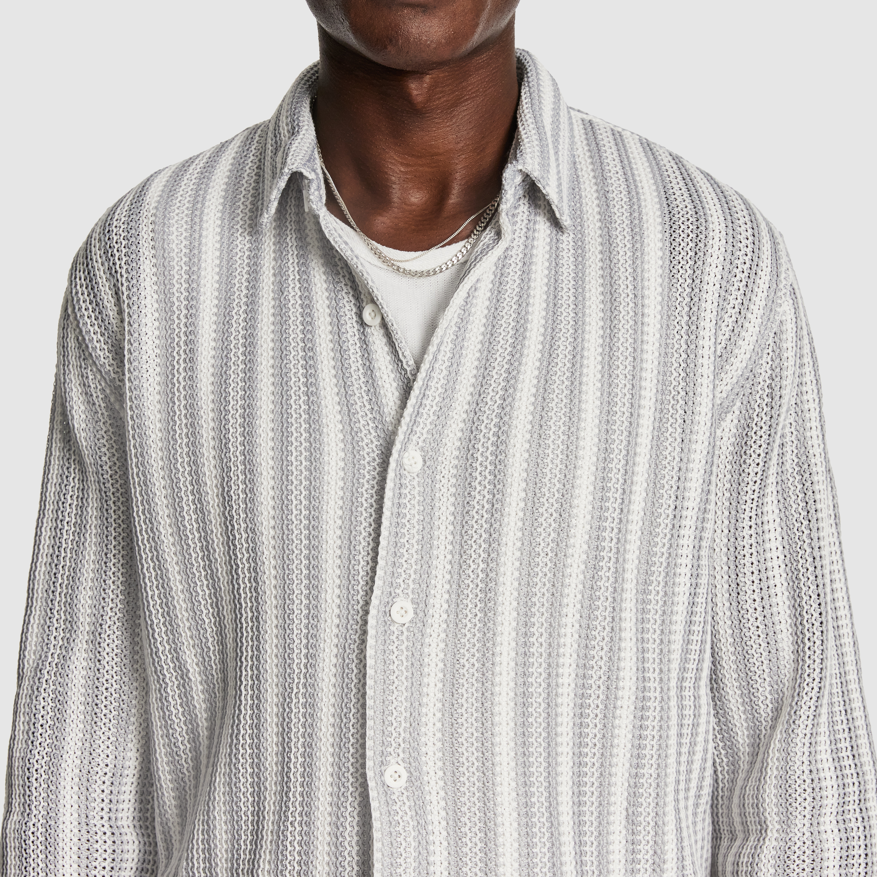Moloka Stripe Textured Shirt