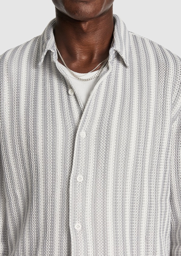 Moloka Stripe Textured Shirt