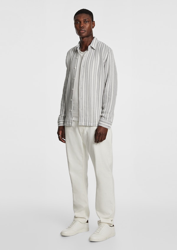 Moloka Stripe Textured Shirt