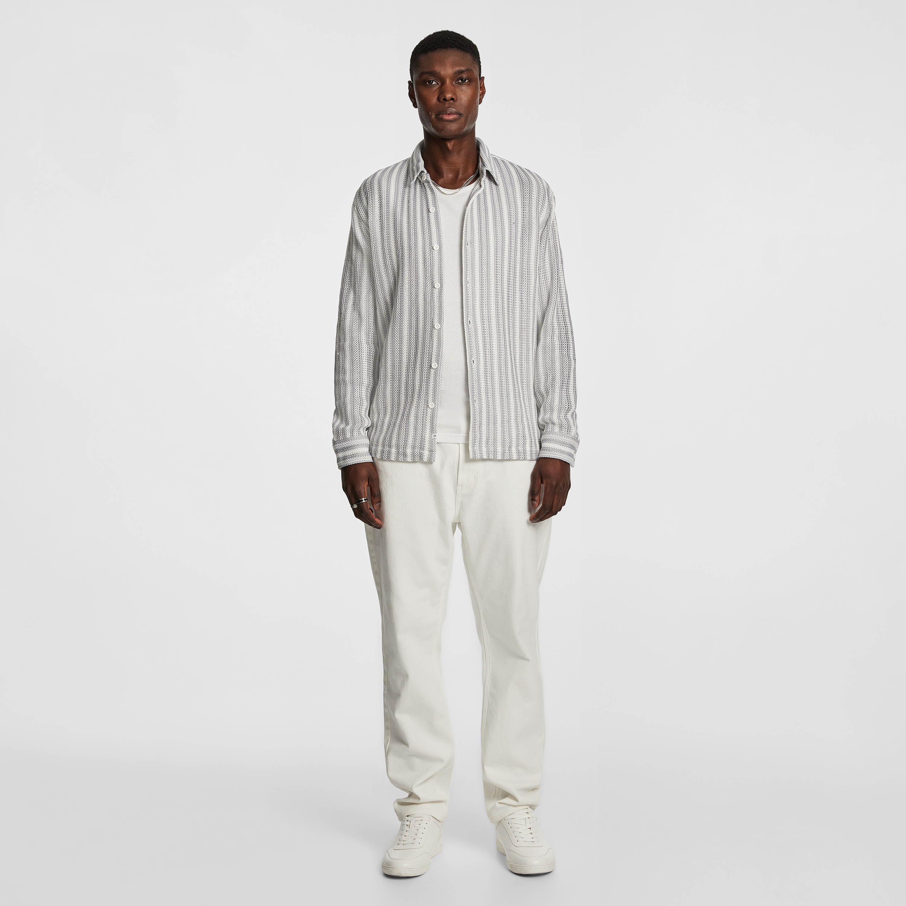 Moloka Stripe Textured Shirt