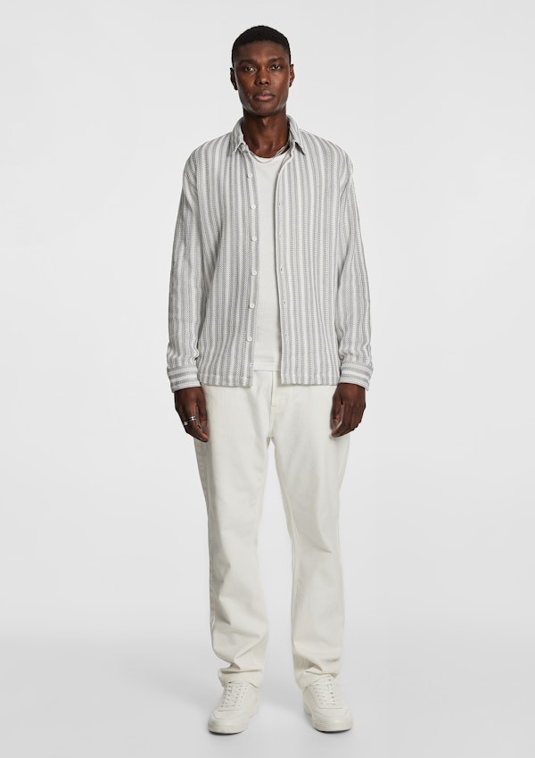 Moloka Stripe Textured Shirt