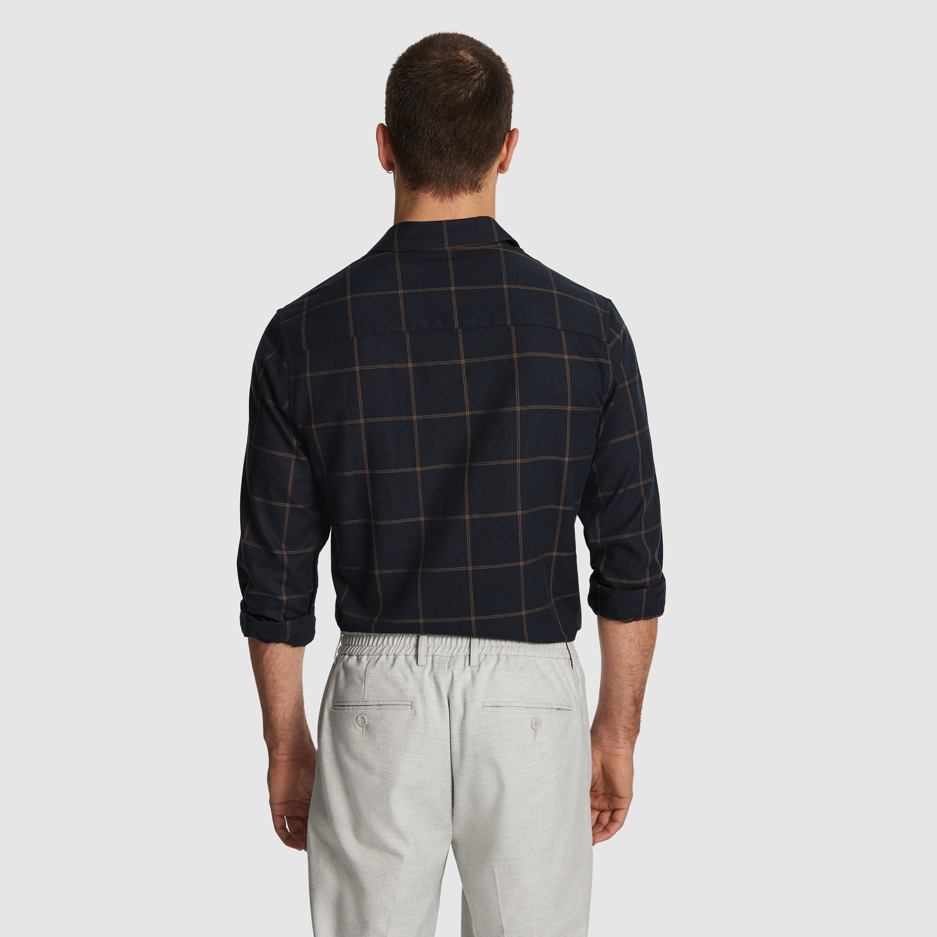 Navy Riggo Check Shirt