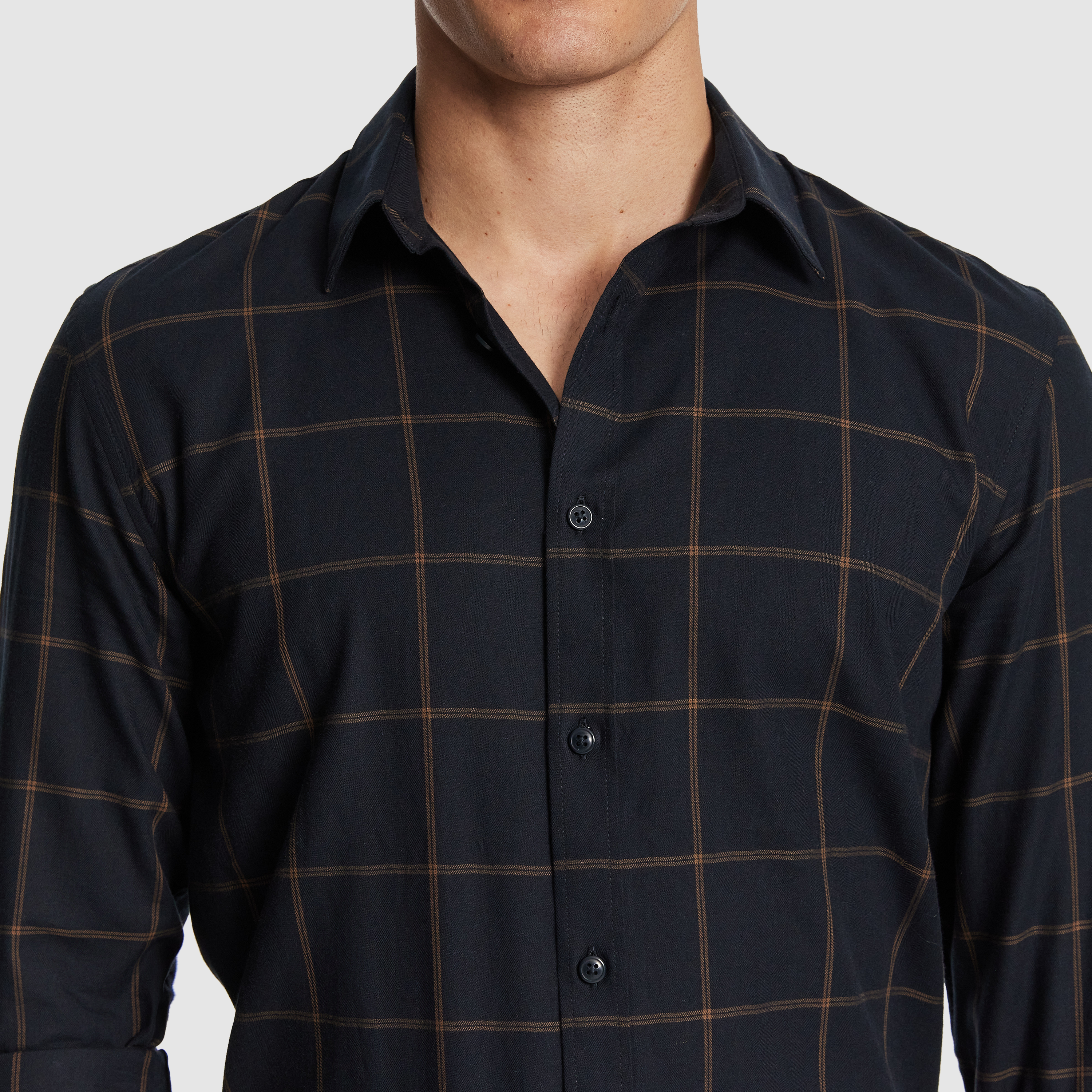 Navy Riggo Check Shirt