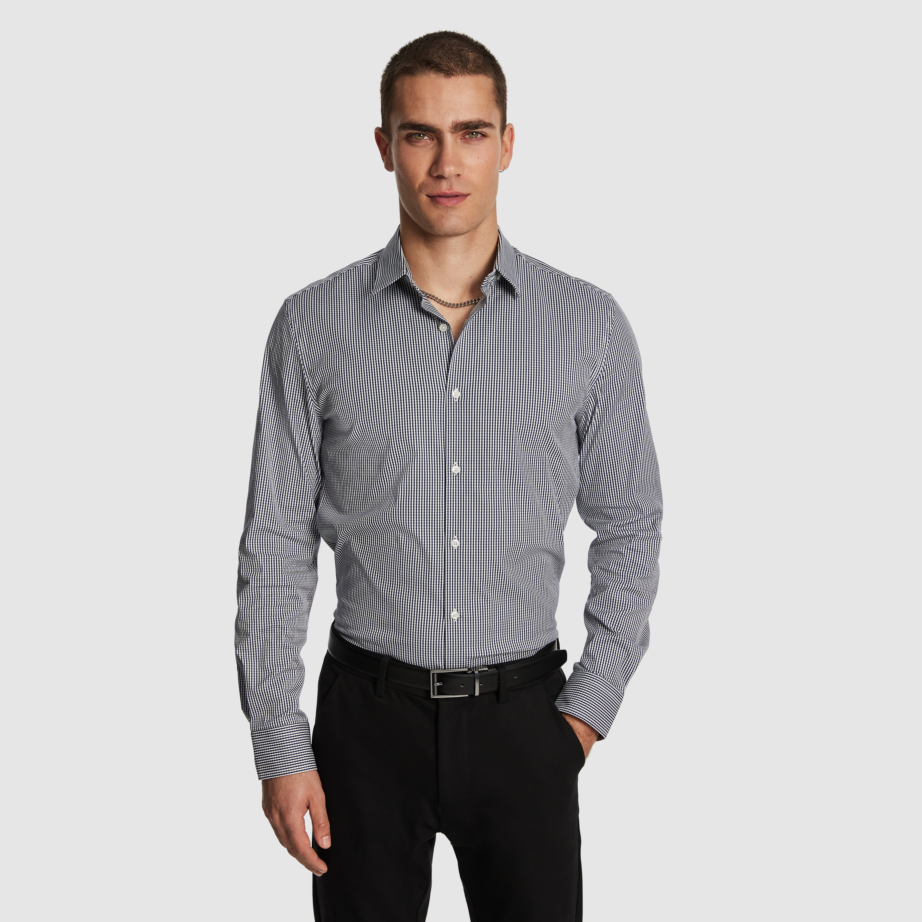 Wilson Slim Micro Check Shirt