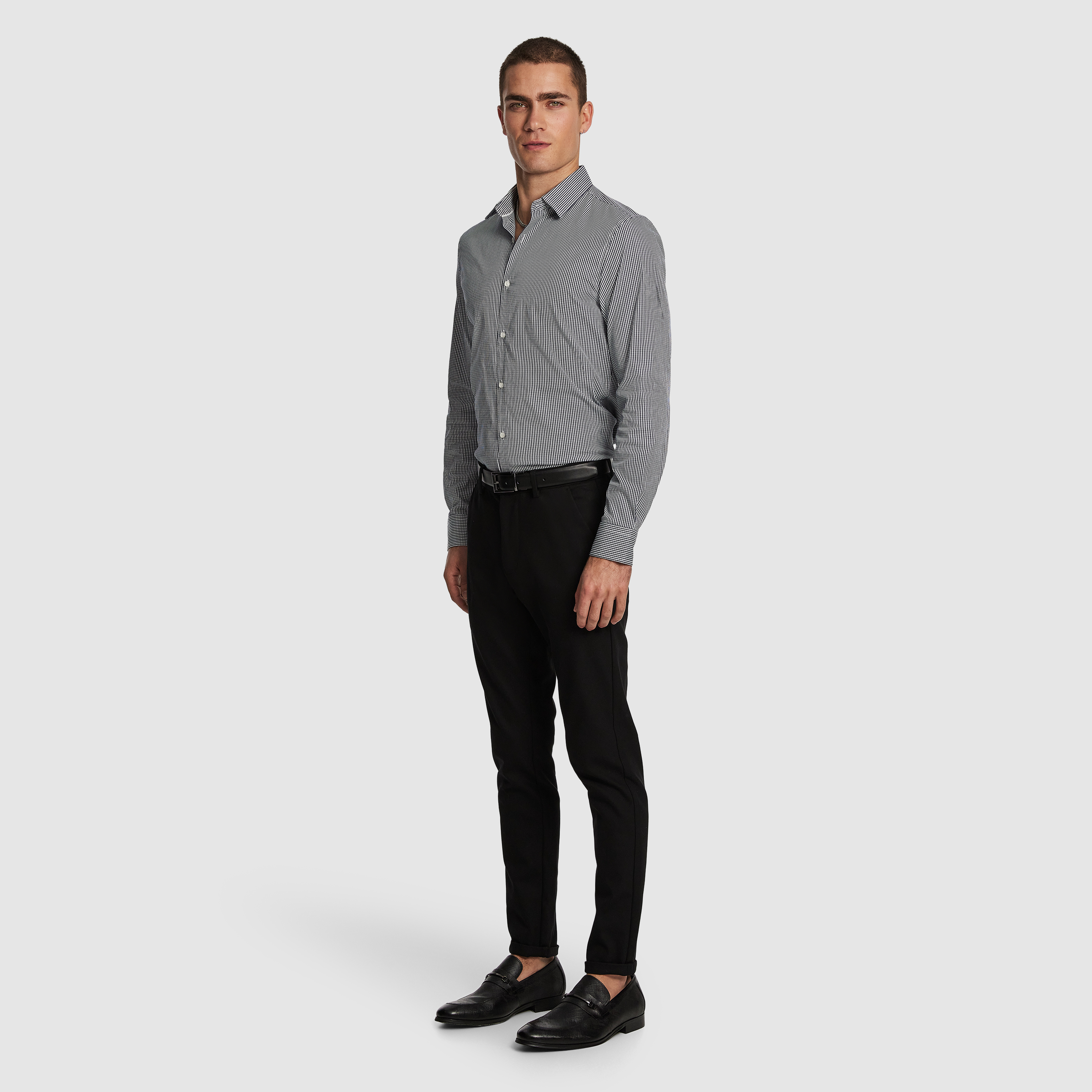 Wilson Slim Micro Check Shirt