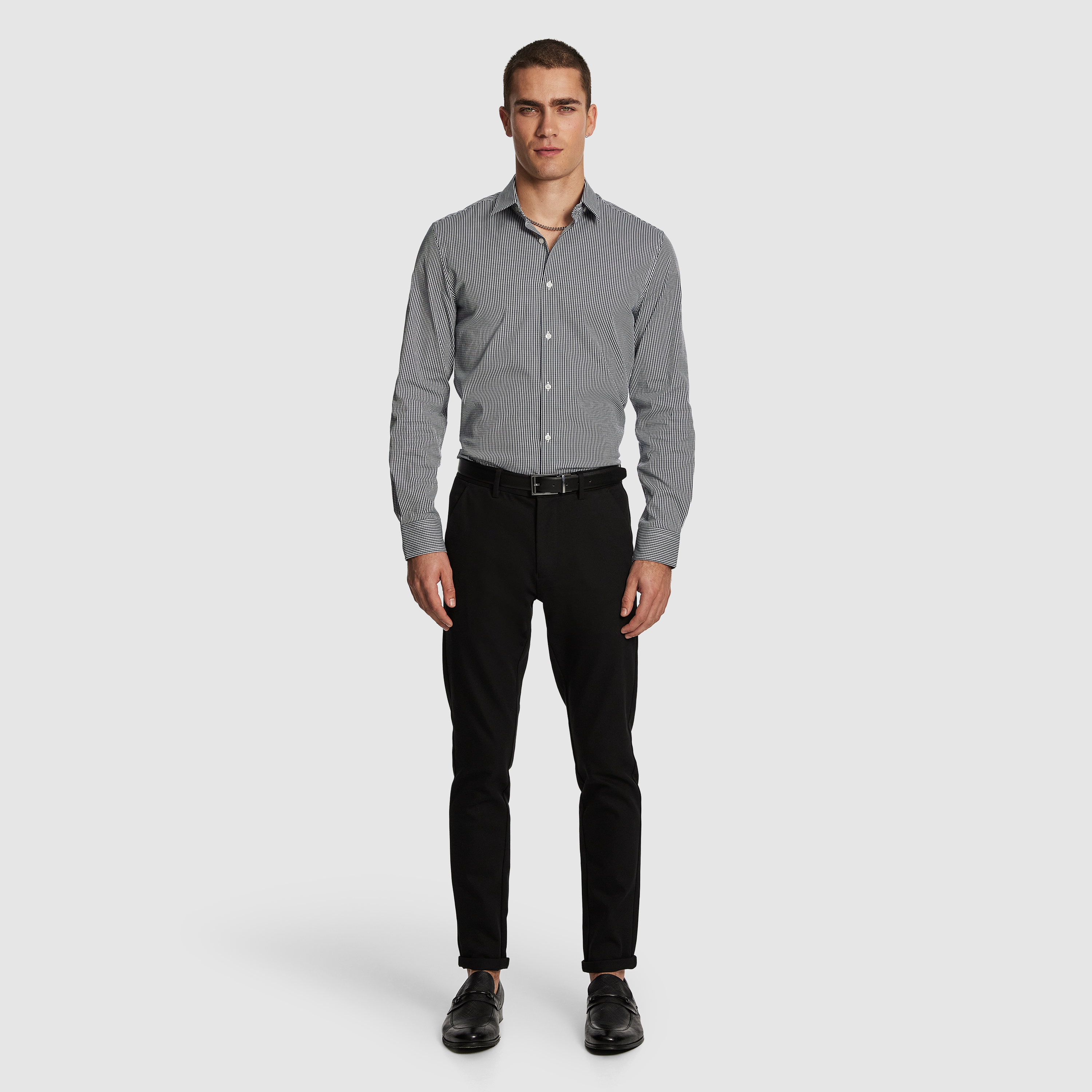 Wilson Slim Micro Check Shirt