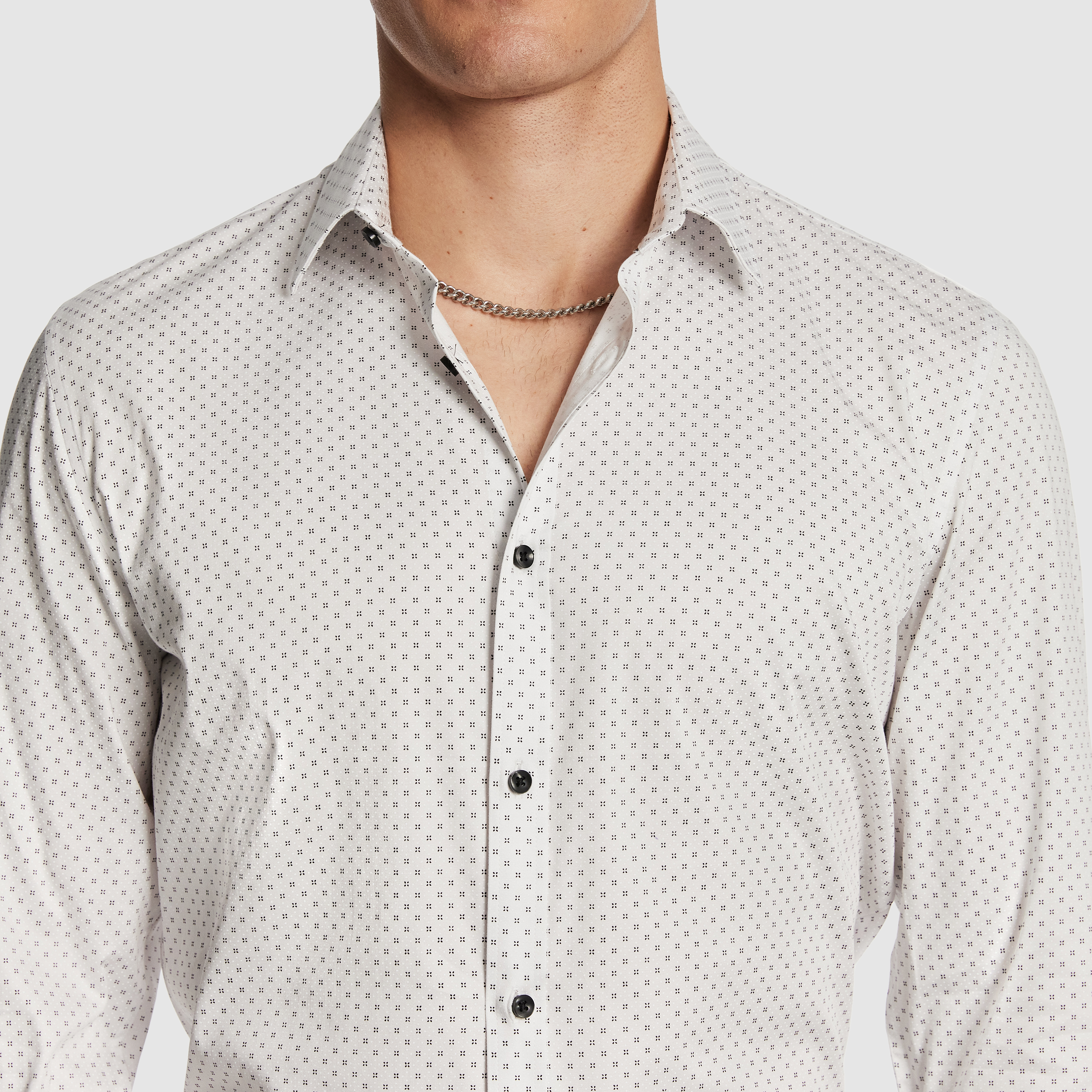 Morris Slim Geo Shirt
