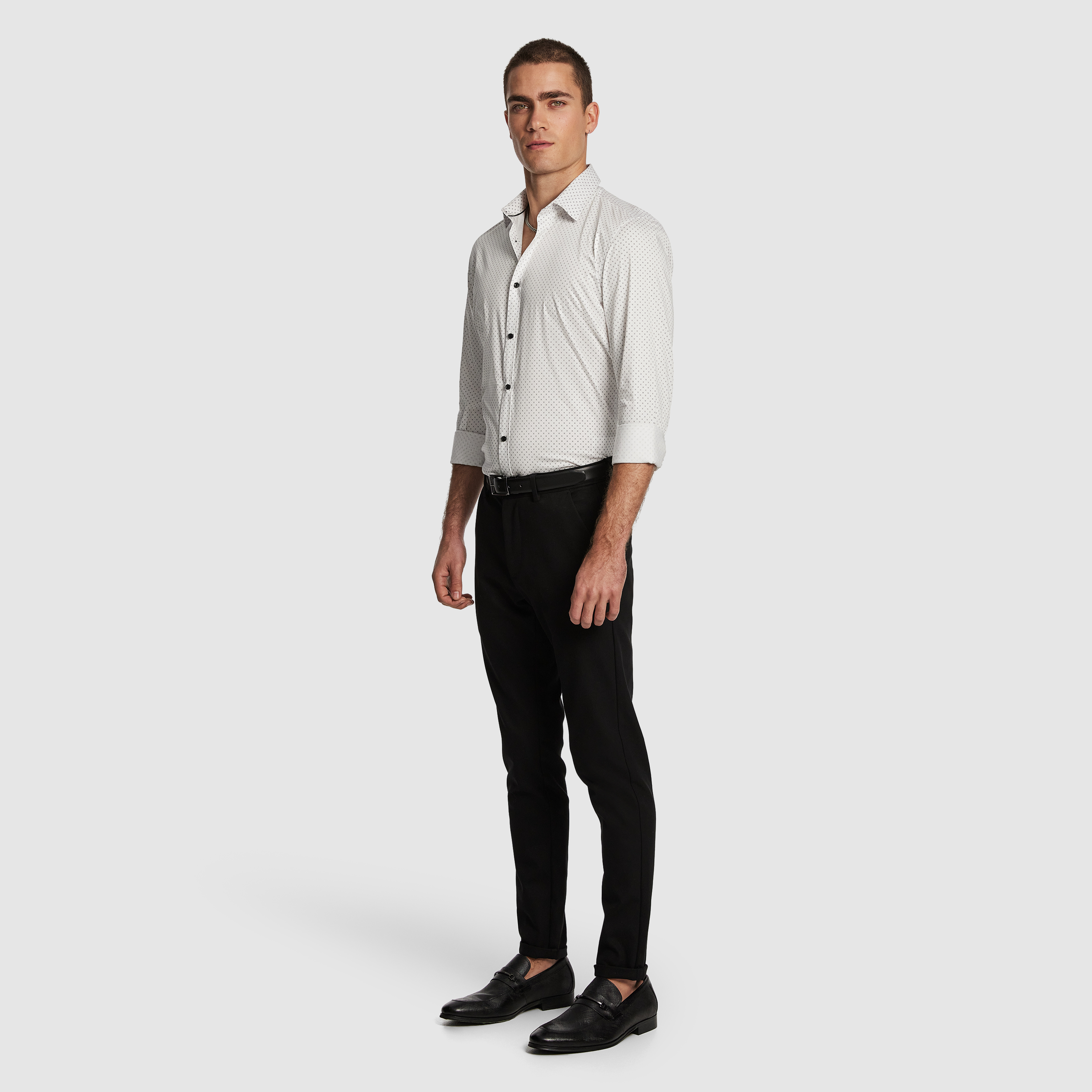Morris Slim Geo Shirt
