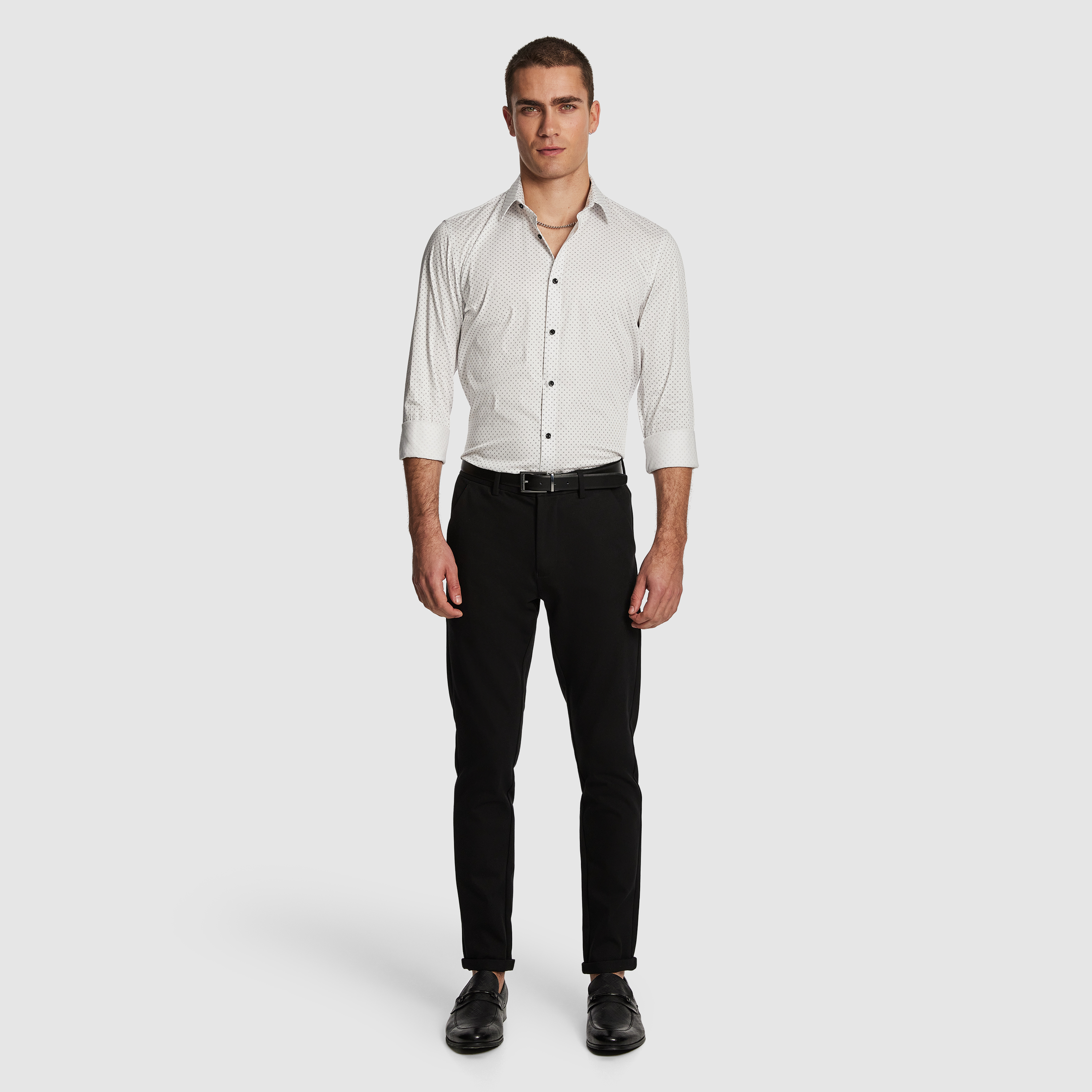 Morris Slim Geo Shirt