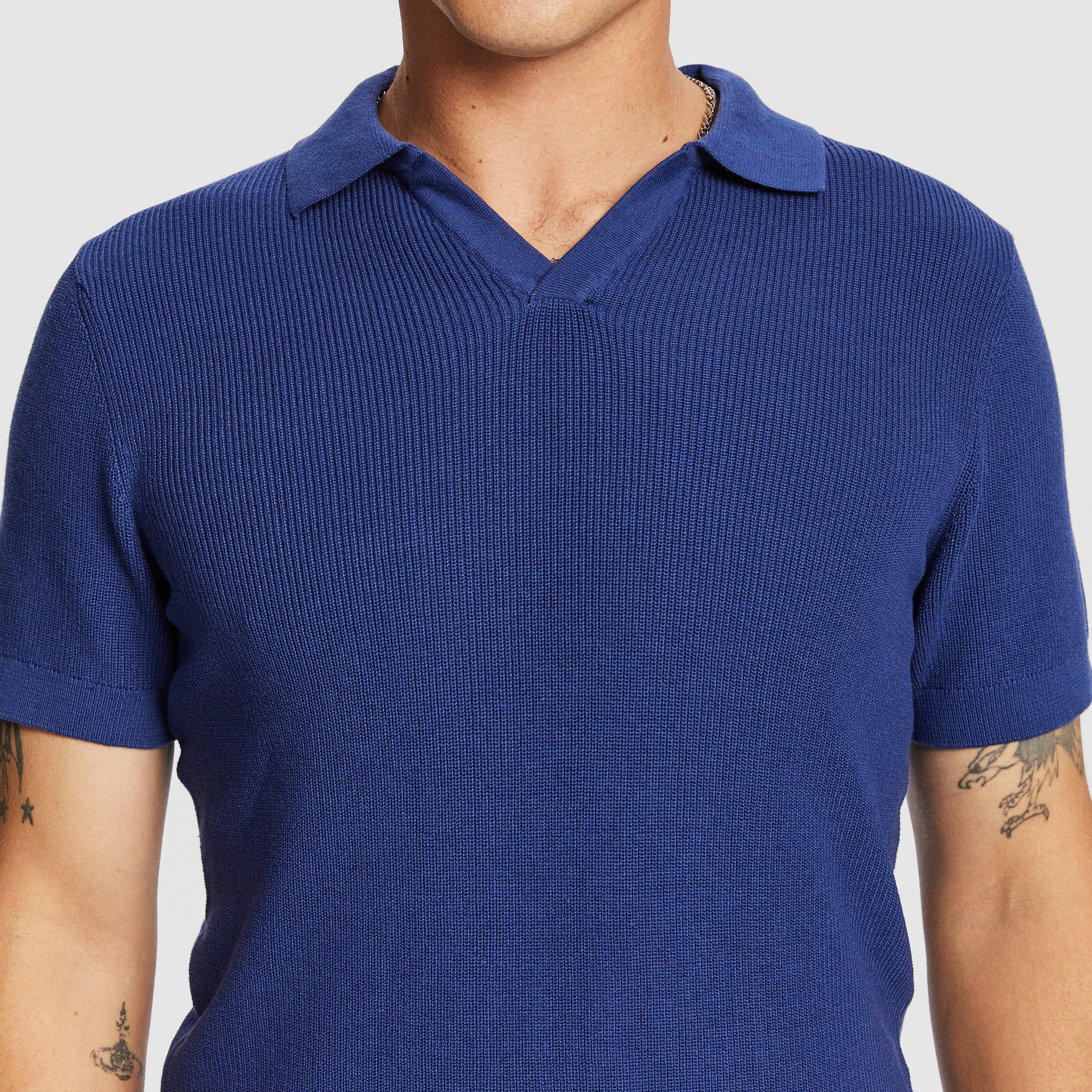 Bright Cobalt Fairlight Knit Polo Shirt