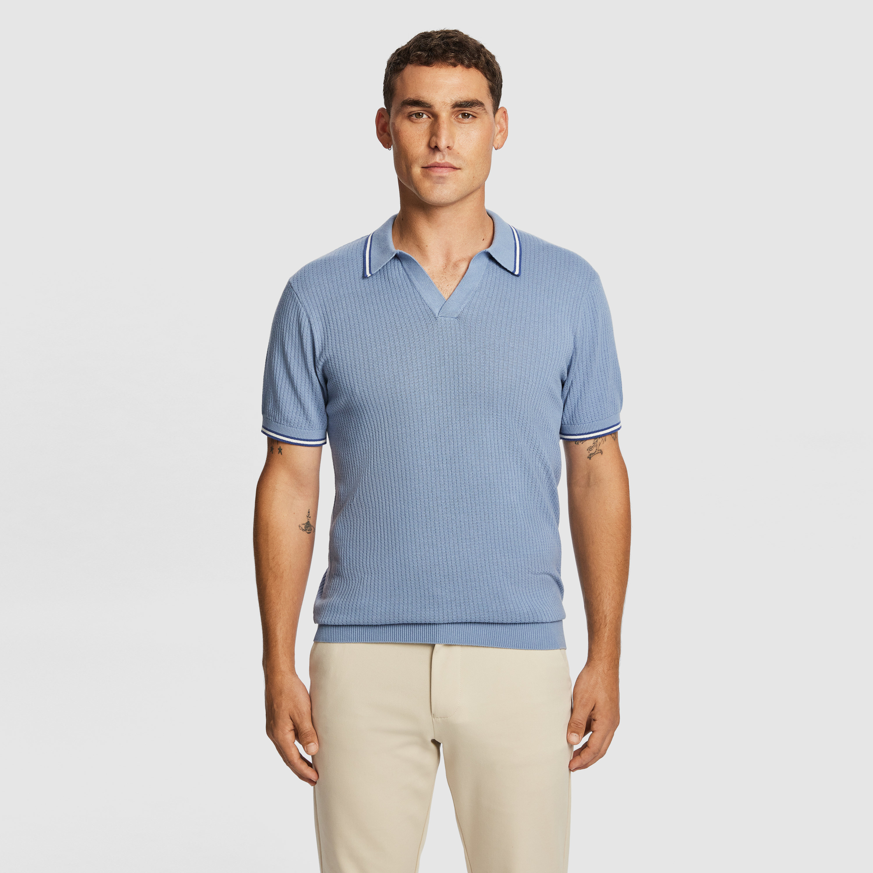 Dusty Knit Polo Shirt