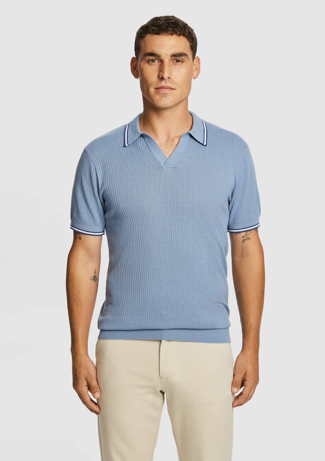 Dusty Knit Polo Shirt