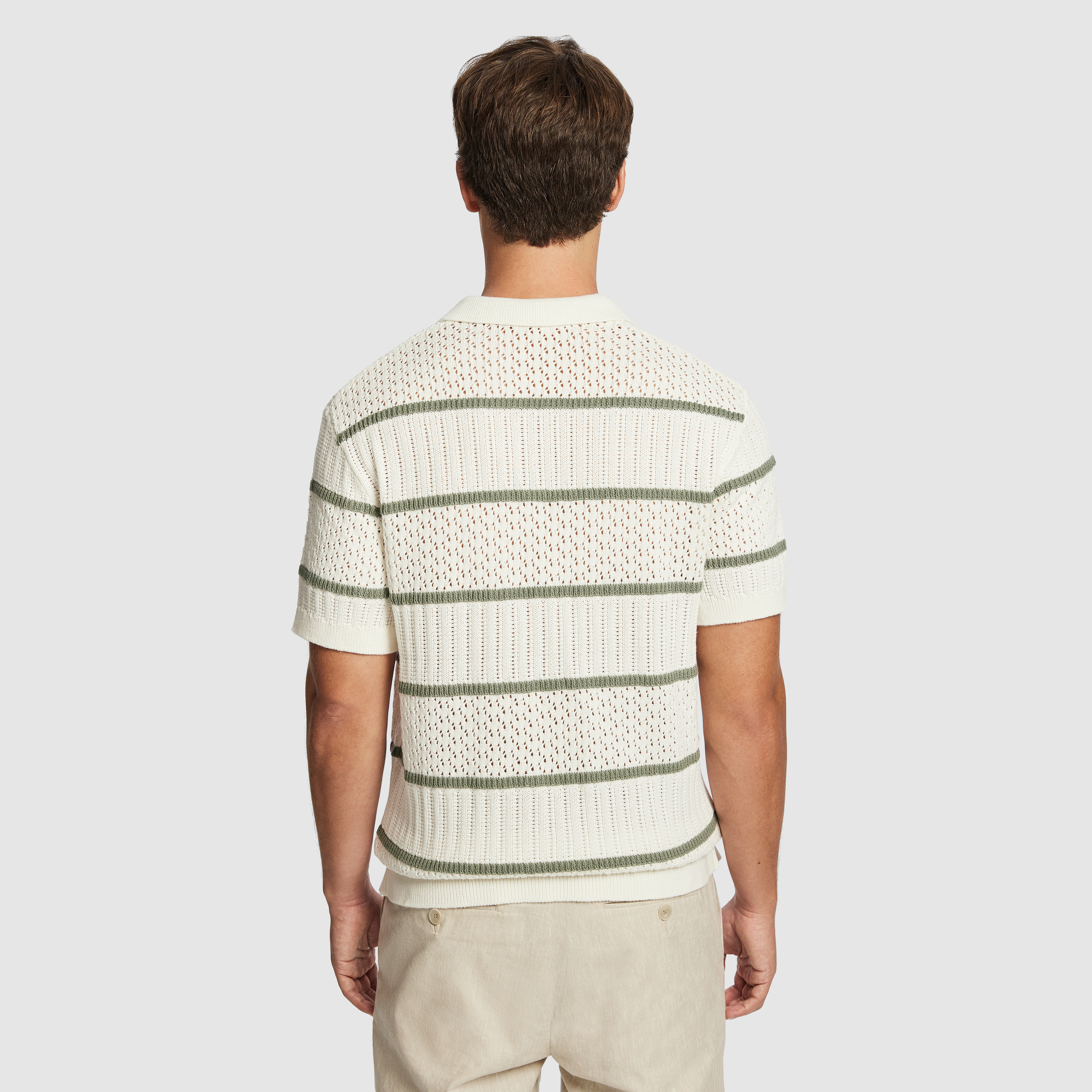 Barney Knit Polo Shirt
