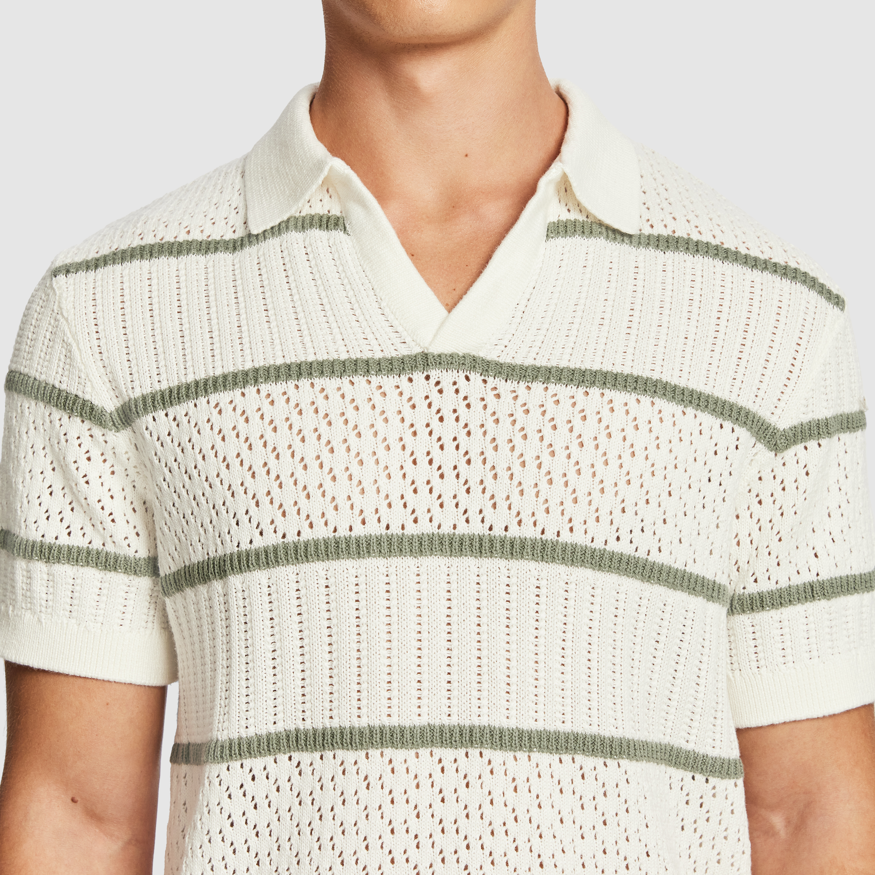 Barney Knit Polo Shirt