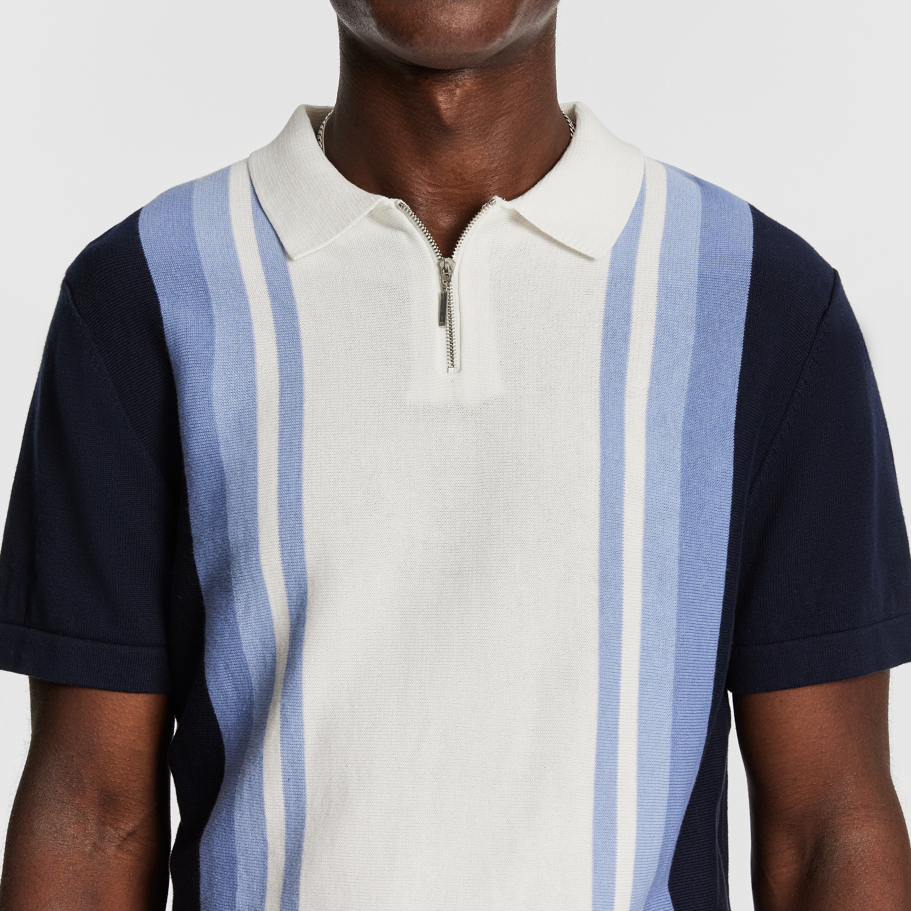 Blue Orson Knit Polo Shirt