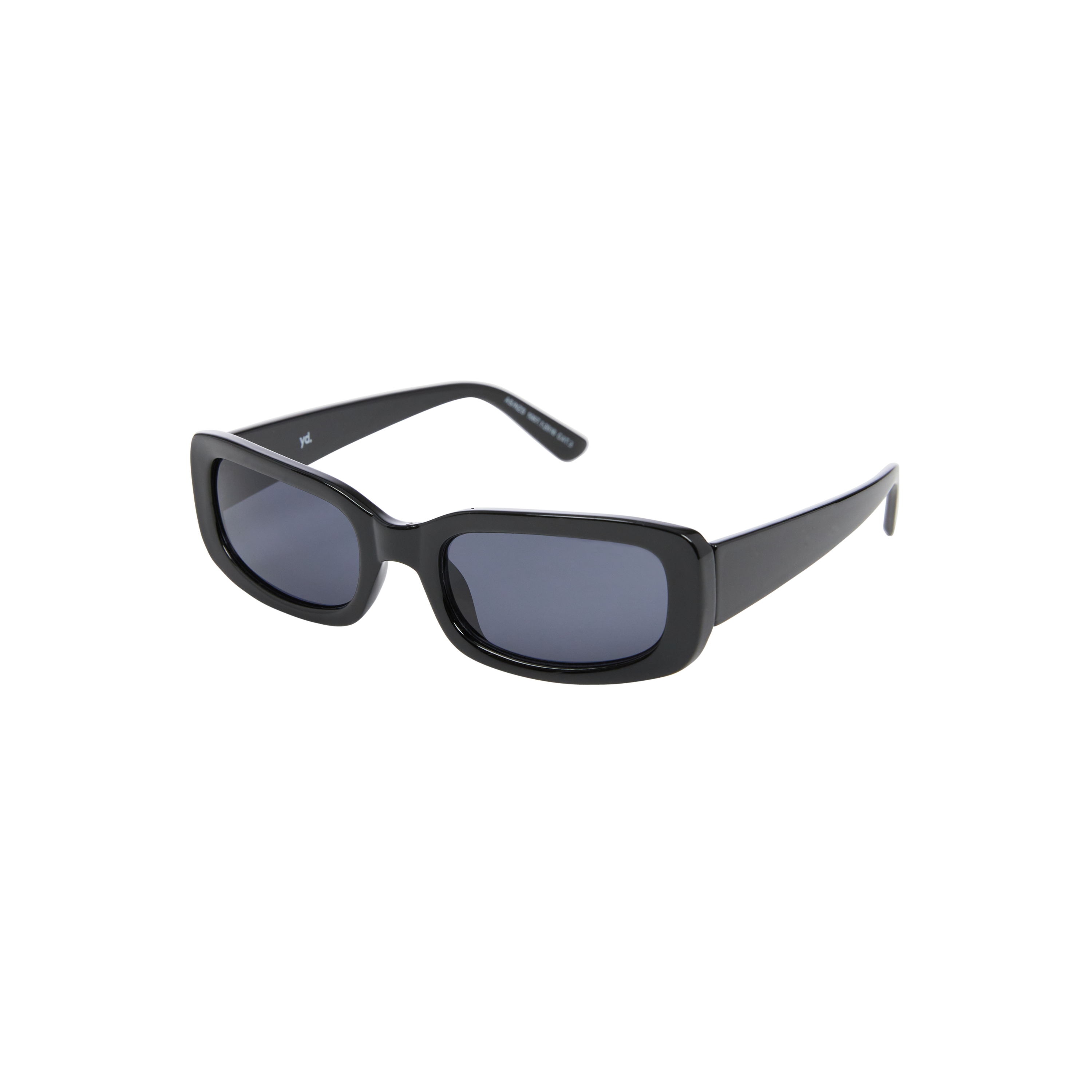 Black Leyton Rectangle Sunglasses