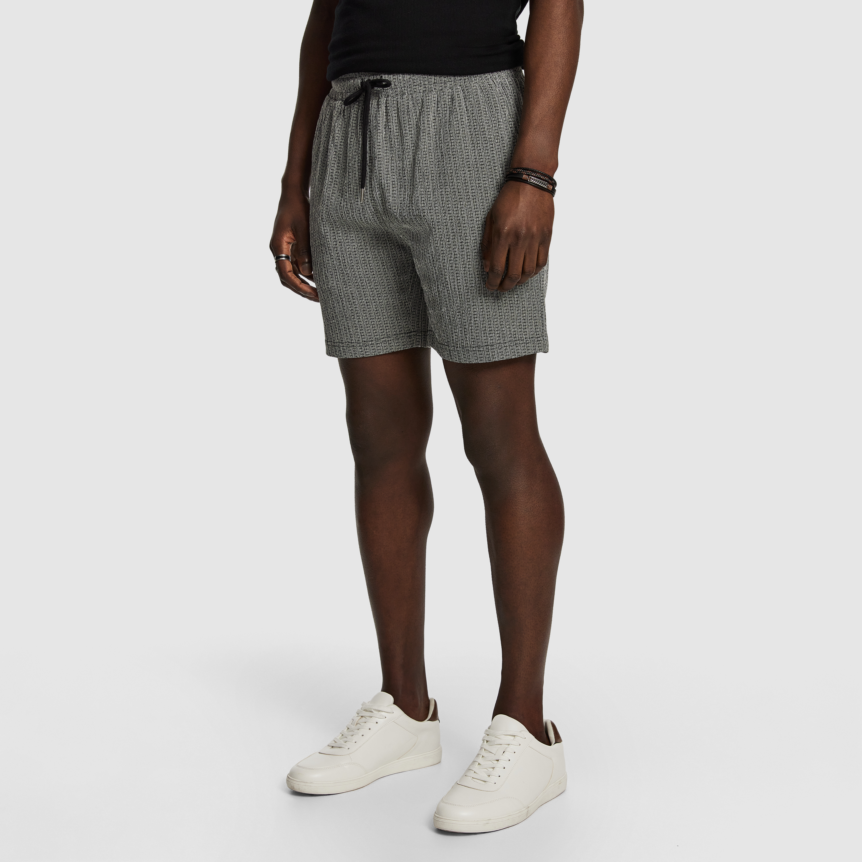 Black Mitch Jersey Short