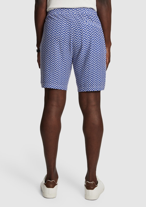 Blue Ward Printed Short