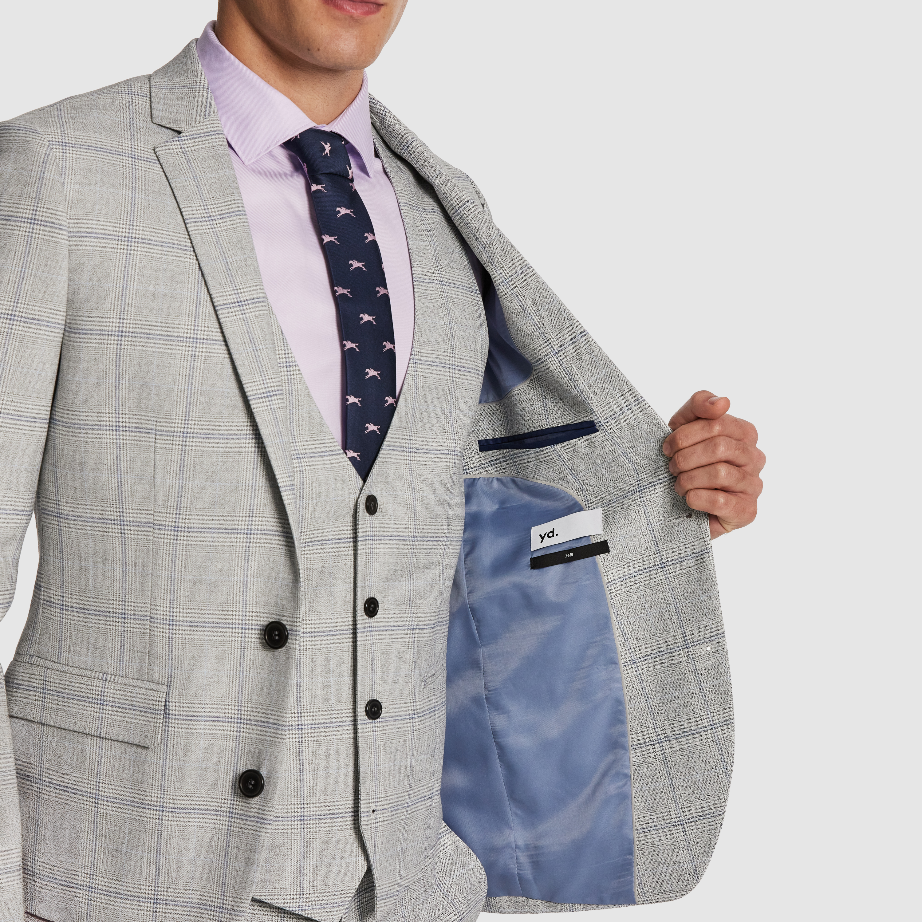 Grey Mentmore Slim Suit Jacket