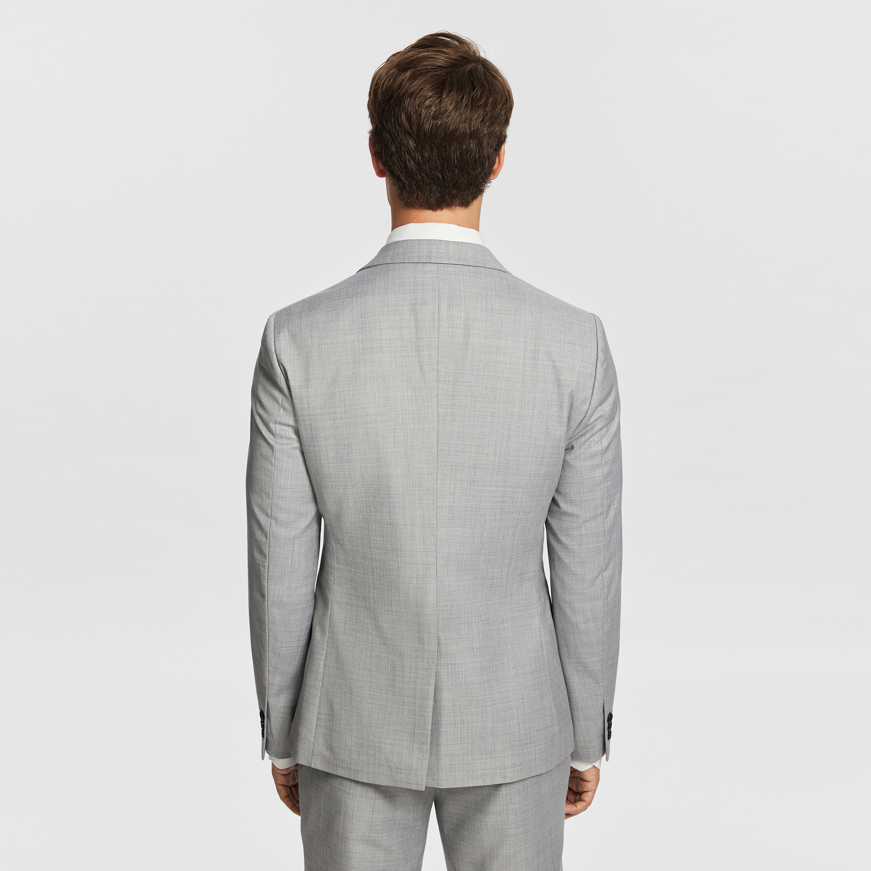  BANK WOOL BLEND SLIM SUIT