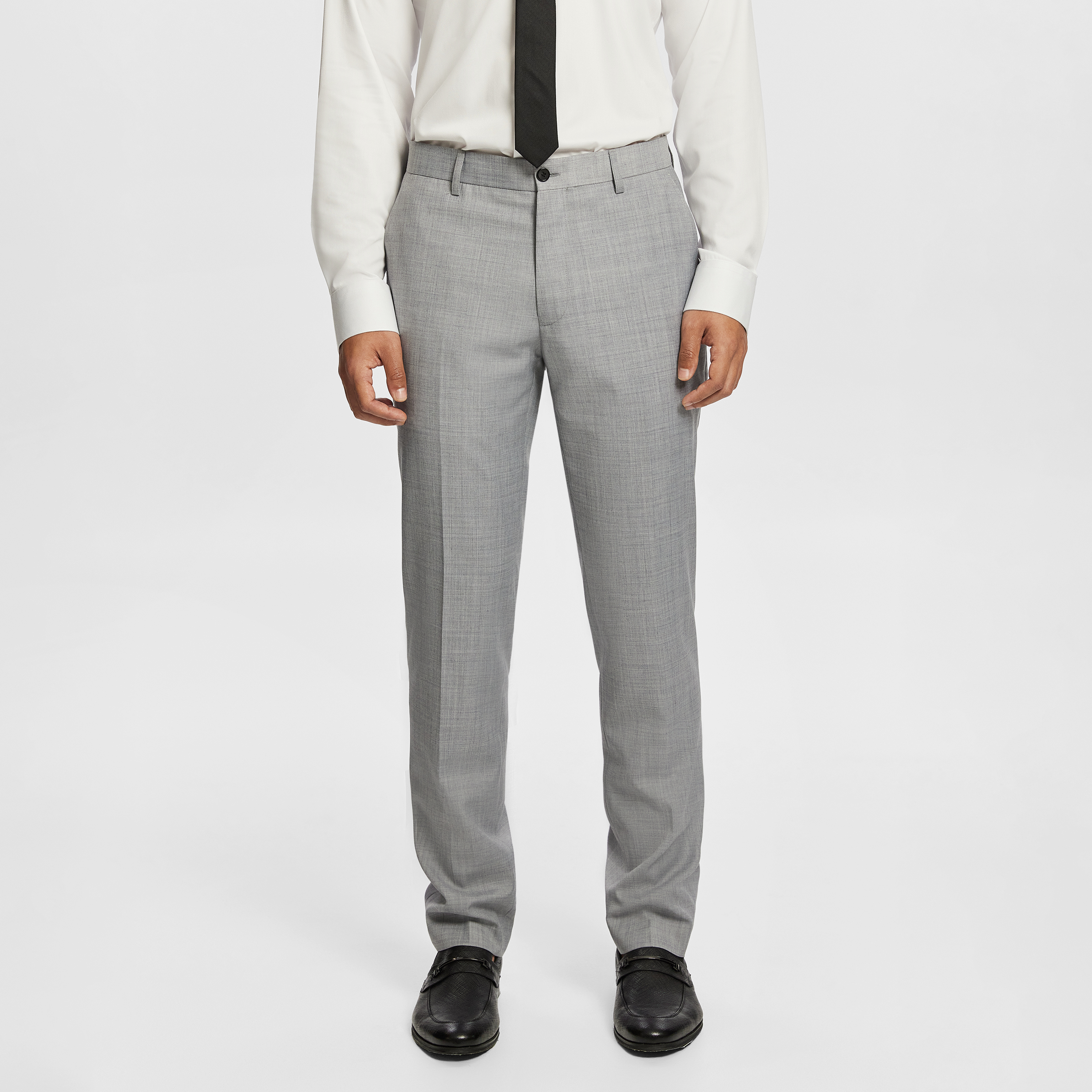  BANK WOOL BLEND SLIM SUIT