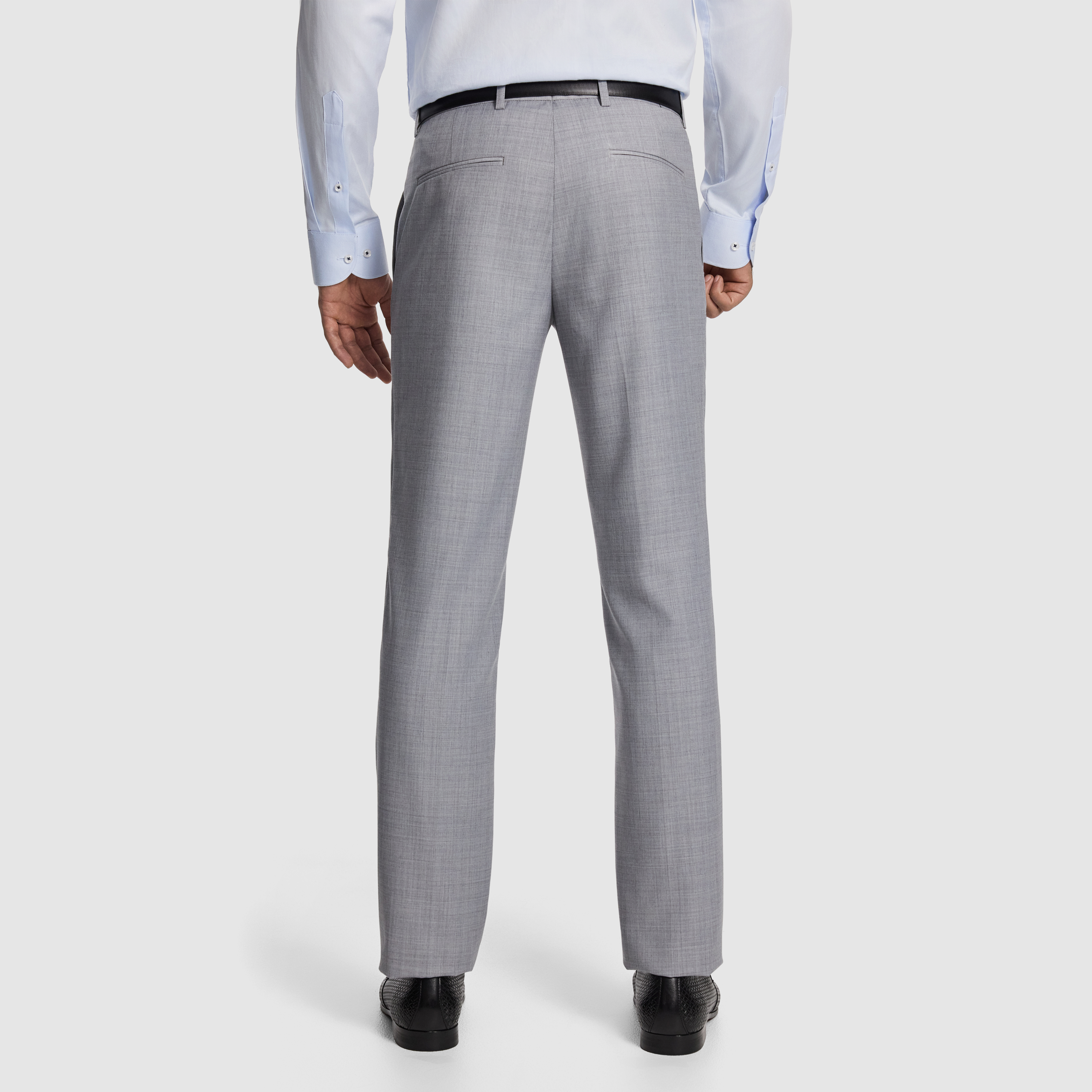  BANK WOOL BLEND SLIM SUIT