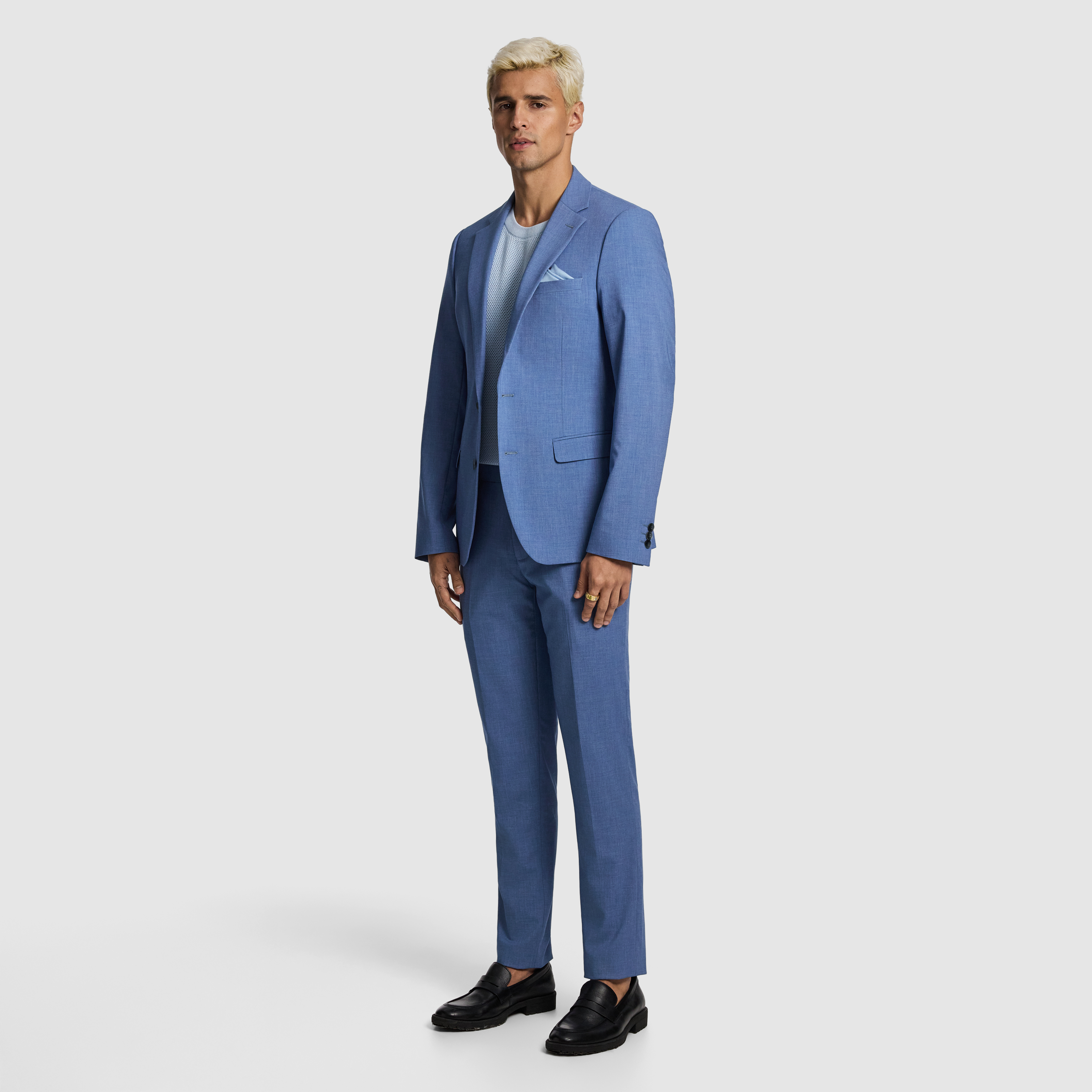  BLUE ALFREDO SLIM SUIT