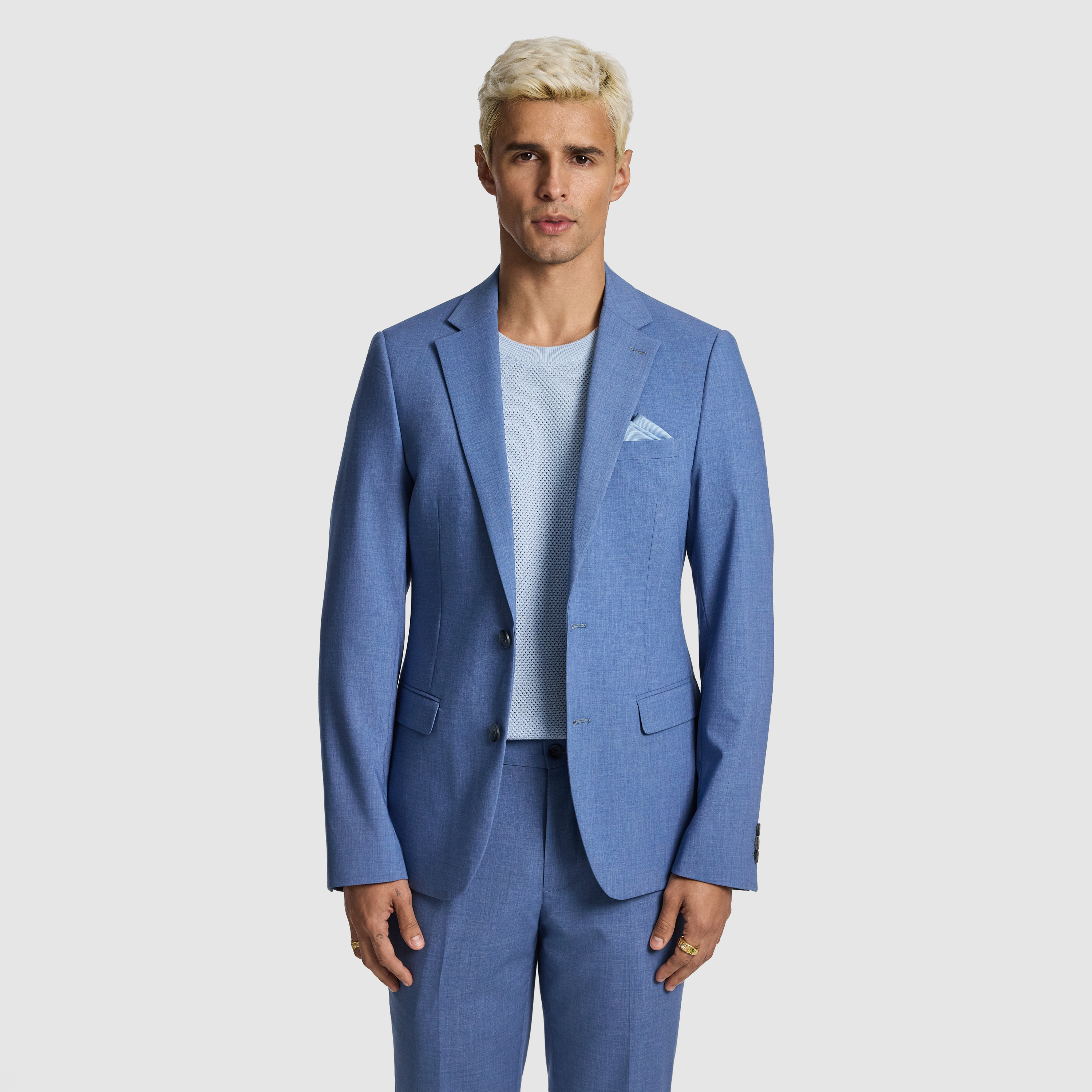  BLUE ALFREDO SLIM SUIT