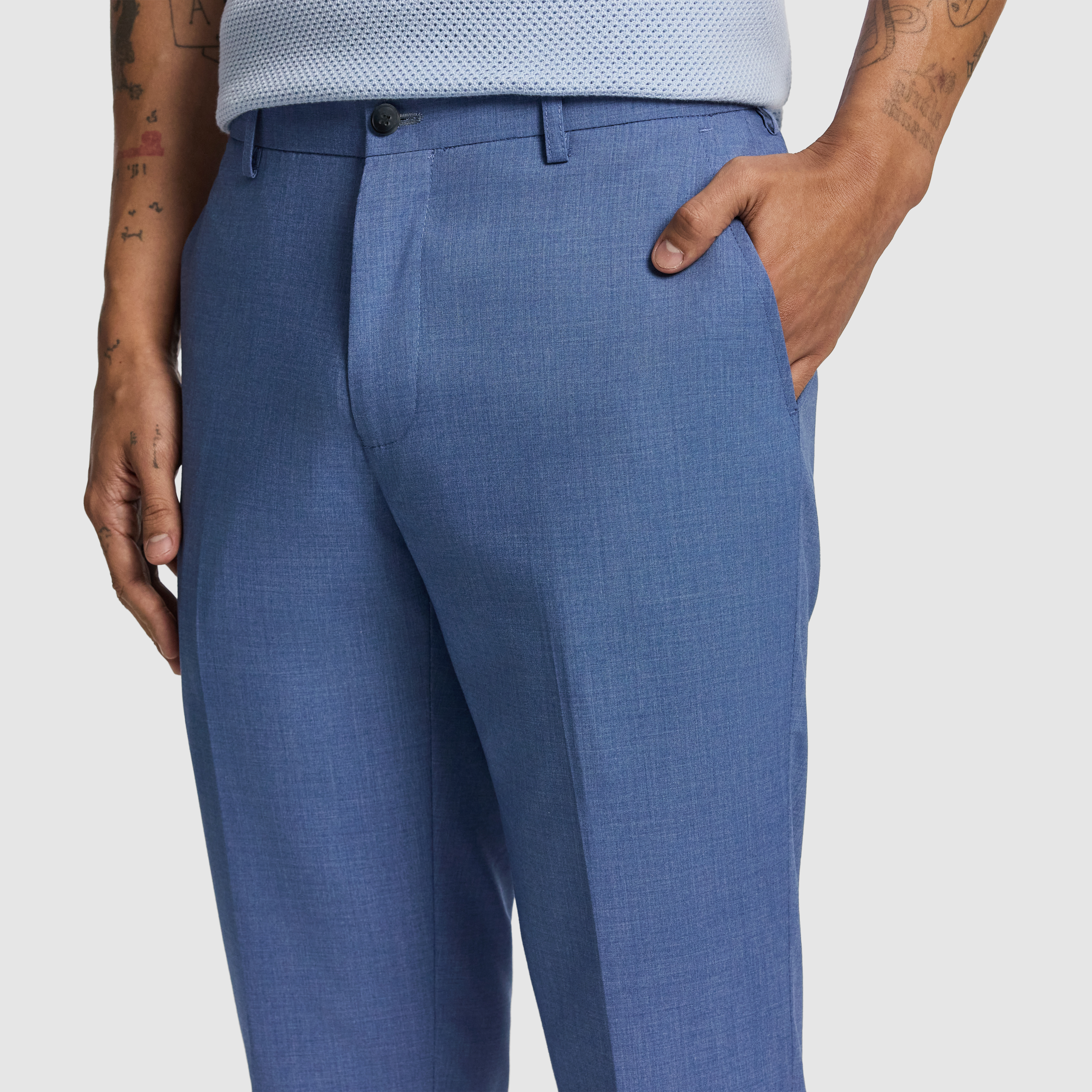 BLUE ALFREDO SLIM SUIT