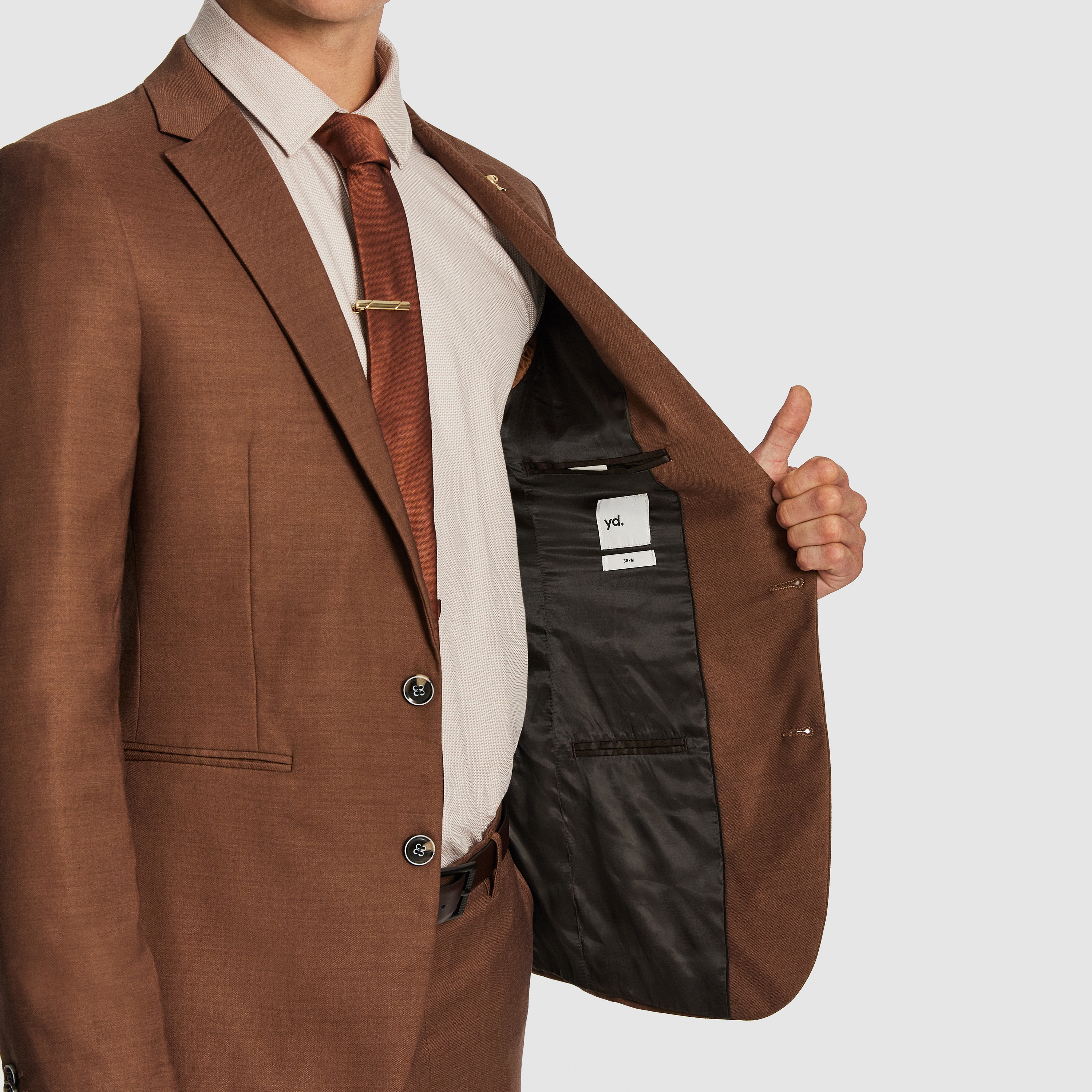 Caramel Jonas Slim Suit Jacket